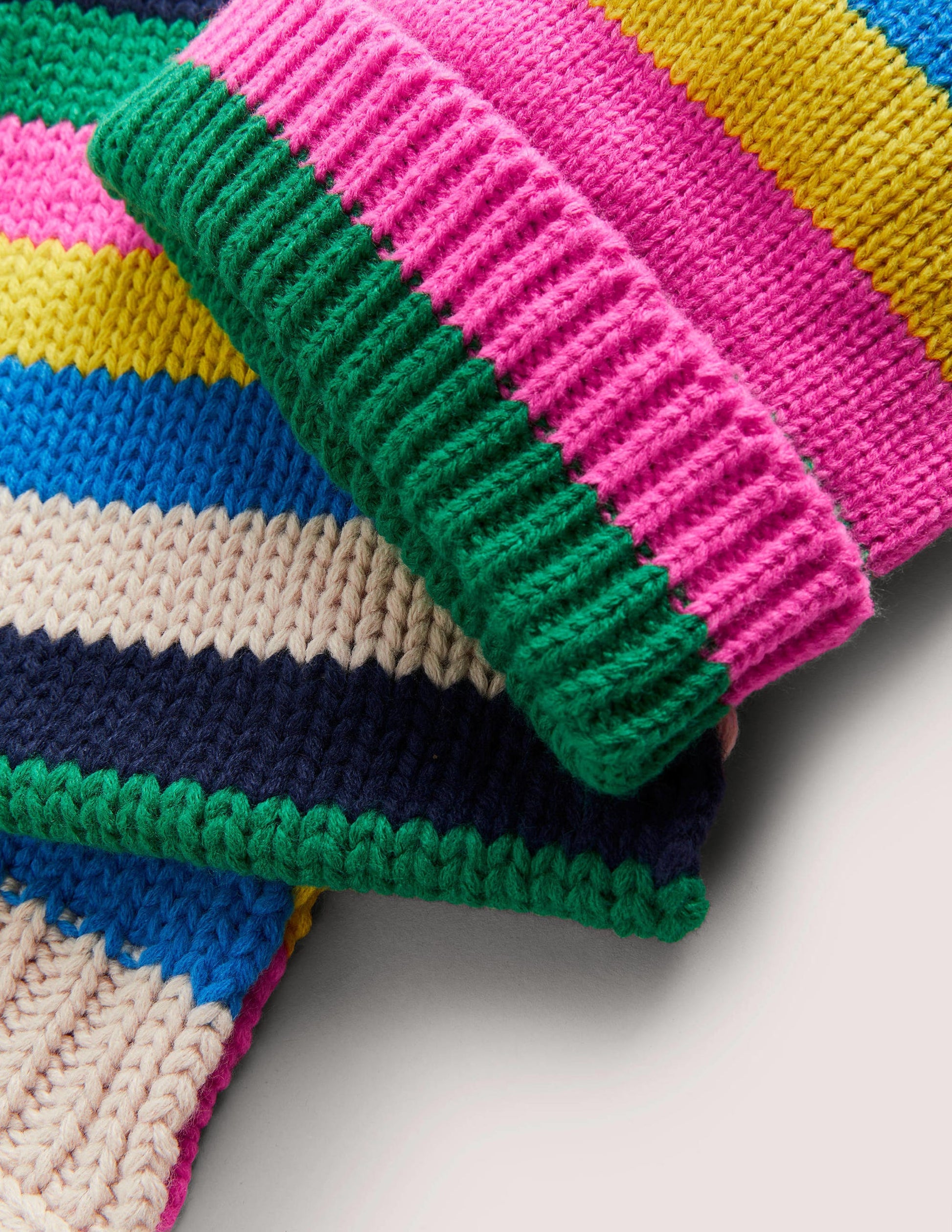 Knitted Set 3 Piece-Rainbow Stripe-2