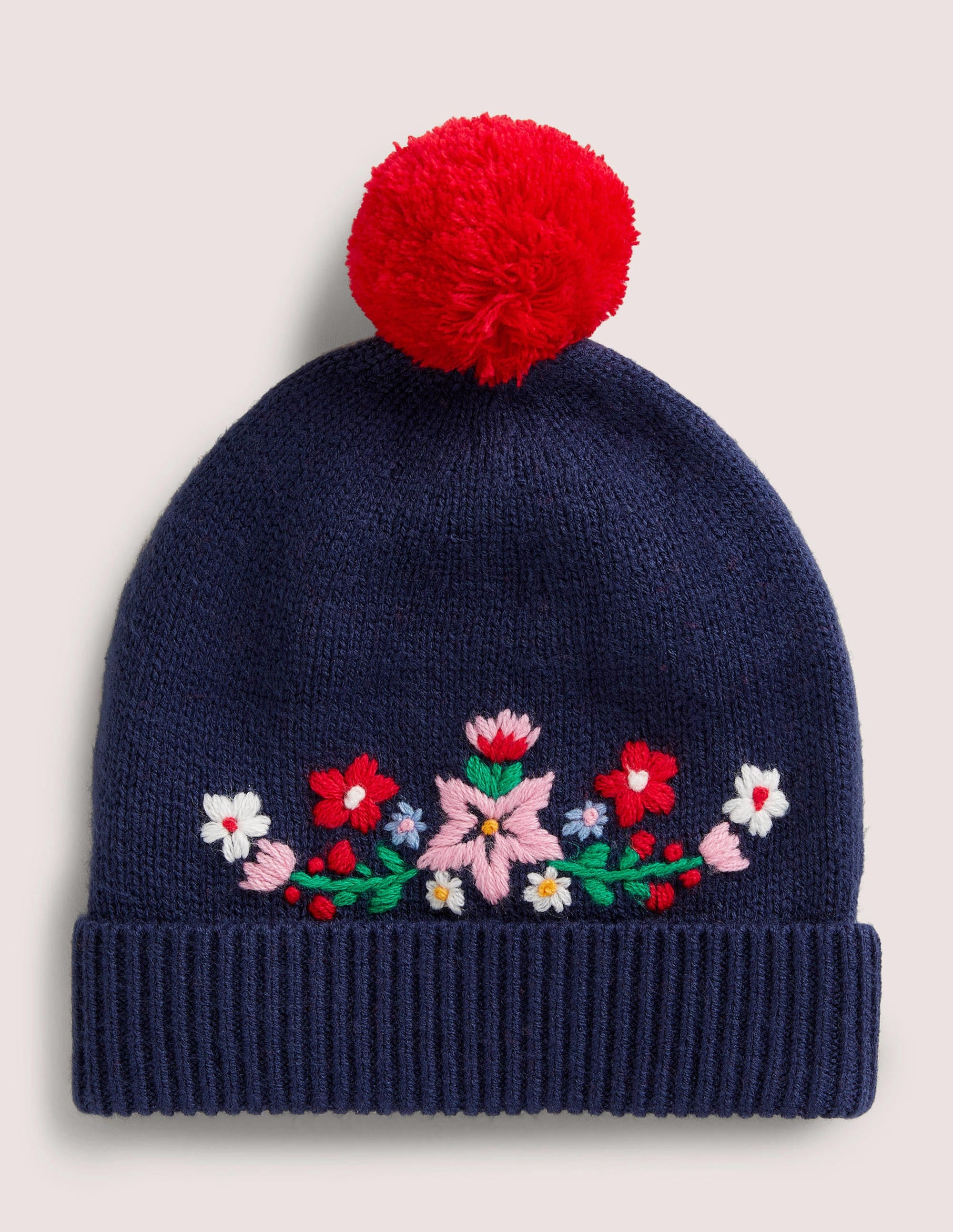 Embroidered Hat-Navy - Image 1