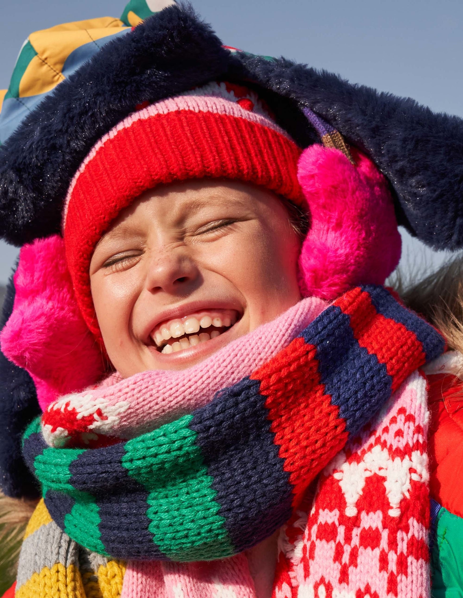 Ear Muffs-Shocking Pink-3