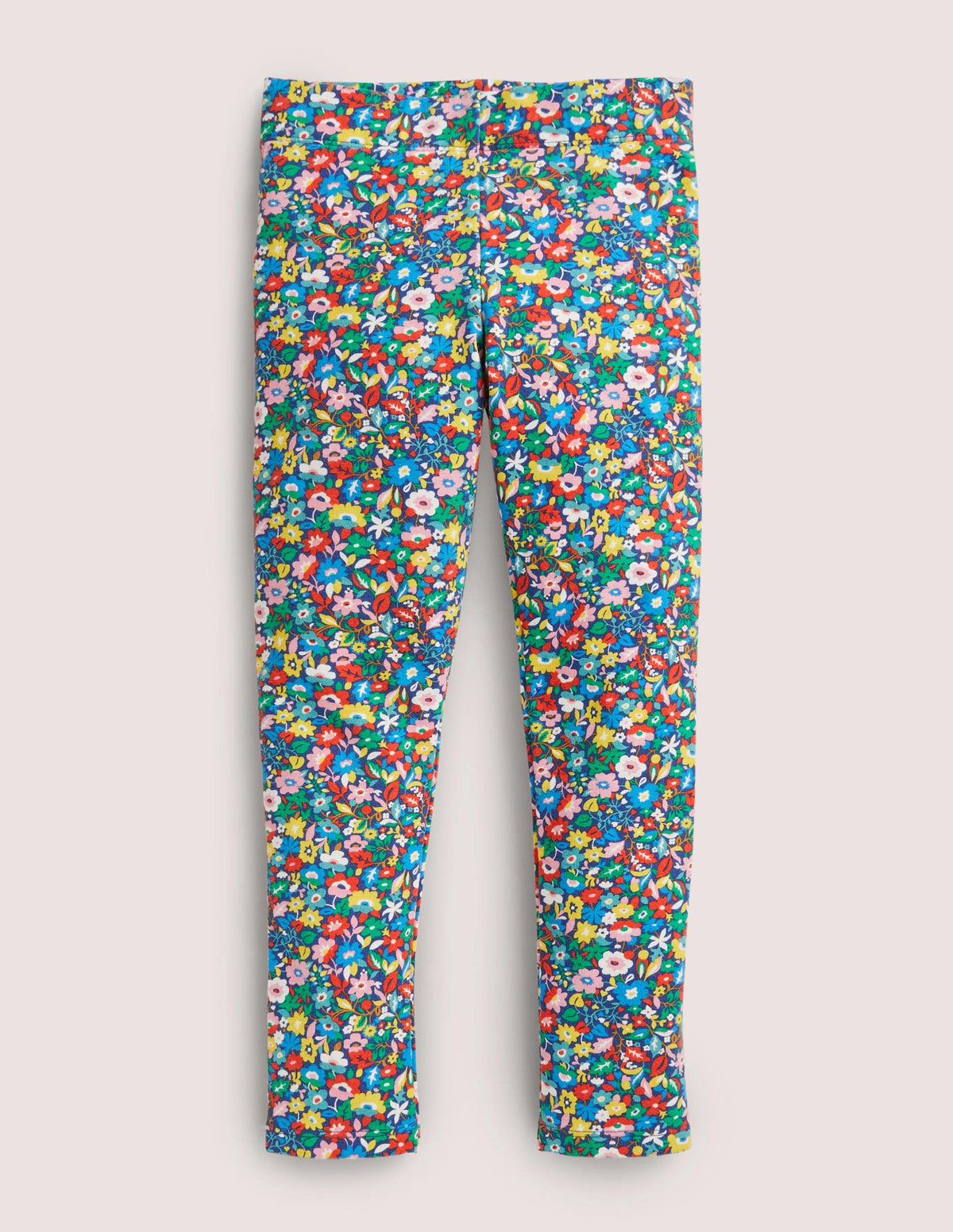 Fun Cosy Leggings-Multi Patchwork Floral - Image 1