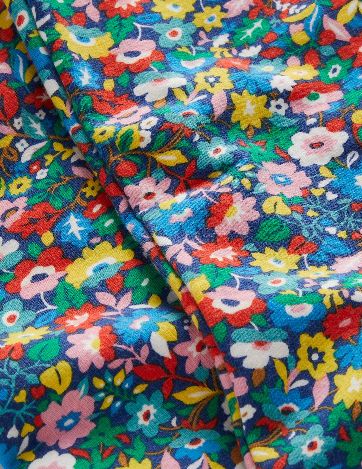 Fun Cosy Leggings-Multi Patchwork Floral-3