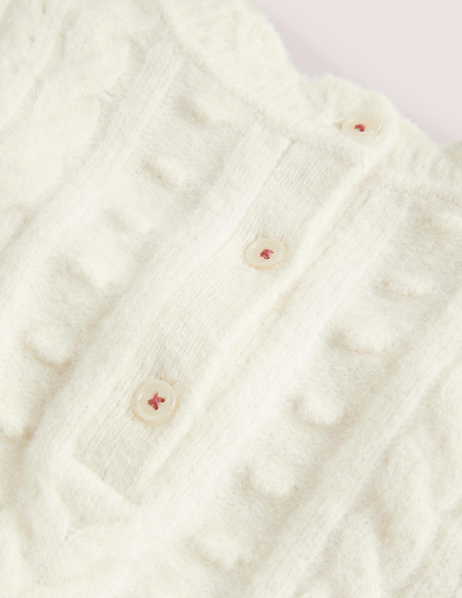 Pointelle Cable Jumper-Ecru Marl-3