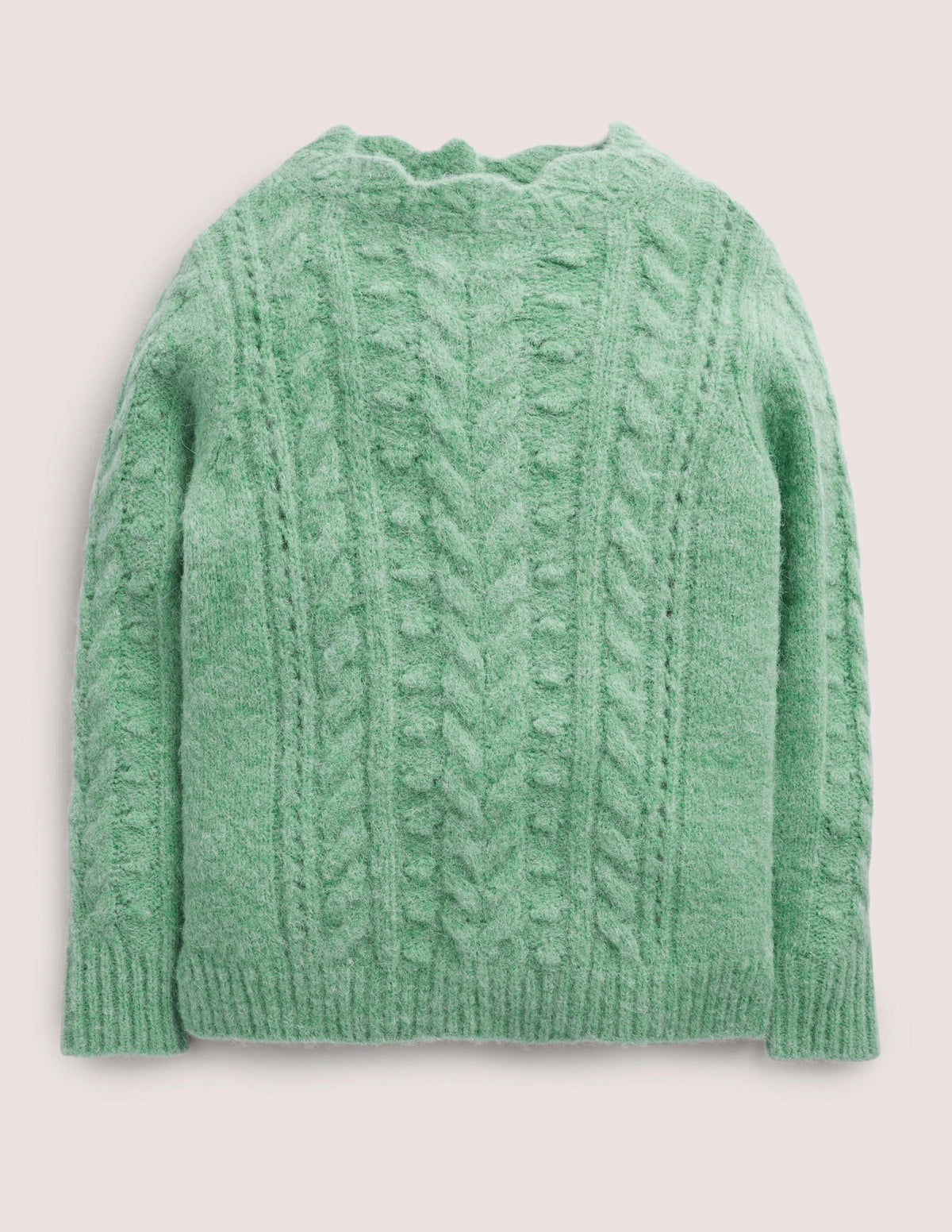 Pointelle Cable Jumper-Csarite - Image 1