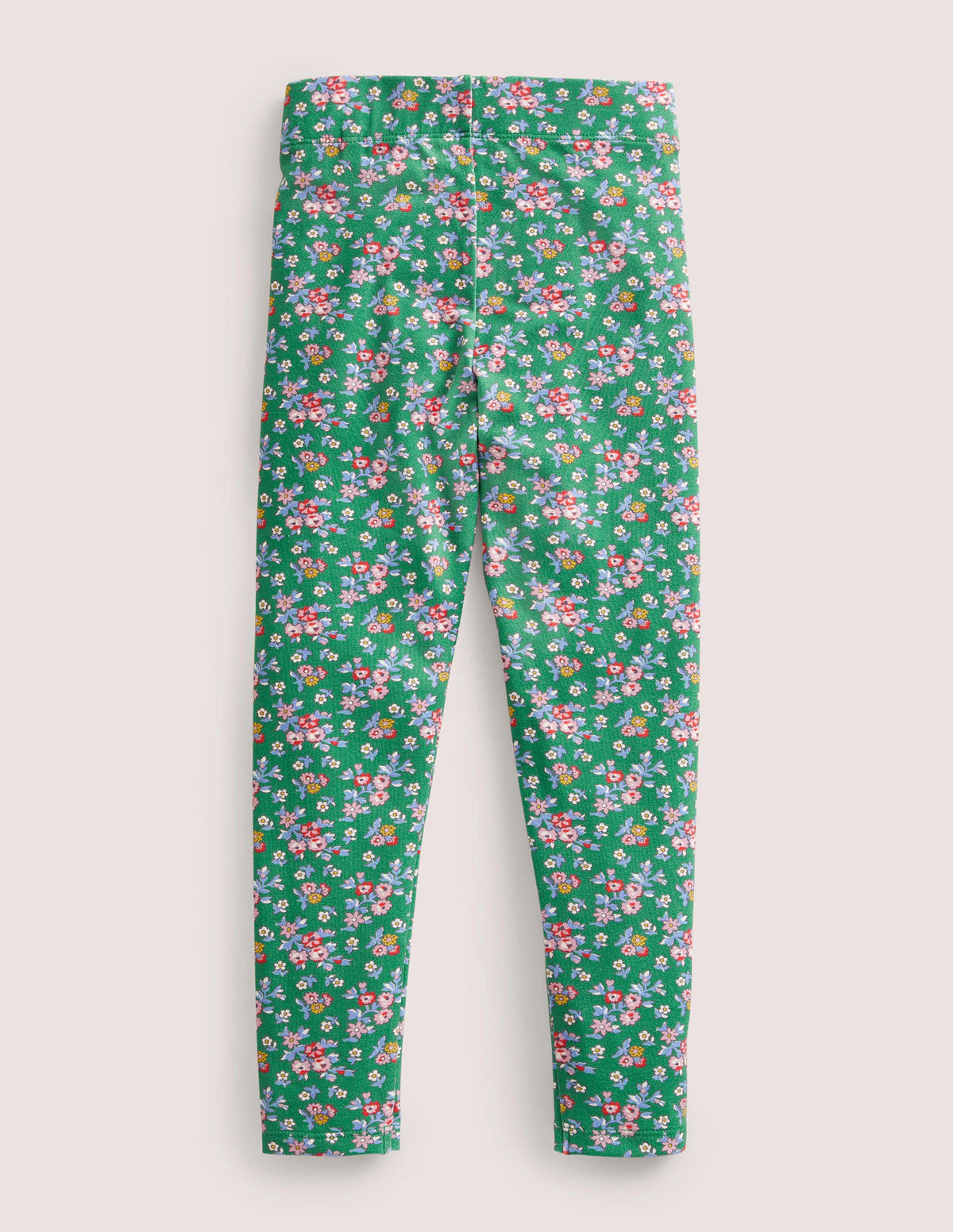 Fun Appliqué Leggings-Shady Glade Green Robins-2