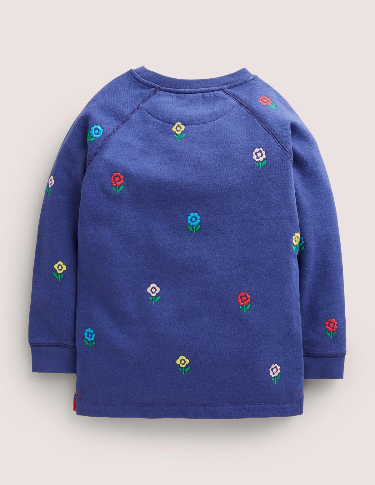 Sweatshirt Tunic-Starboard Blue Flowers-2