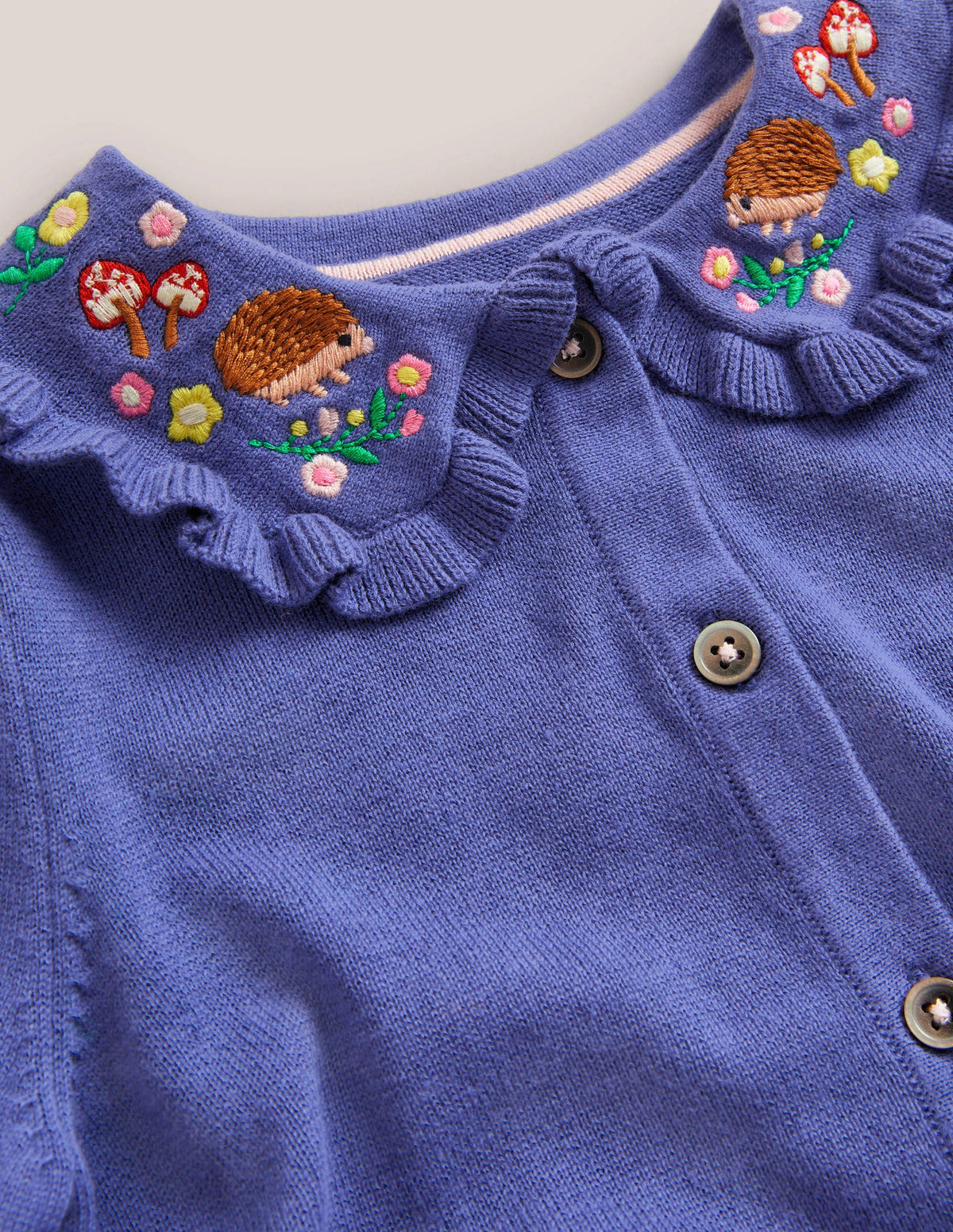 Collared Cardigan-Starboard Blue - Image 3