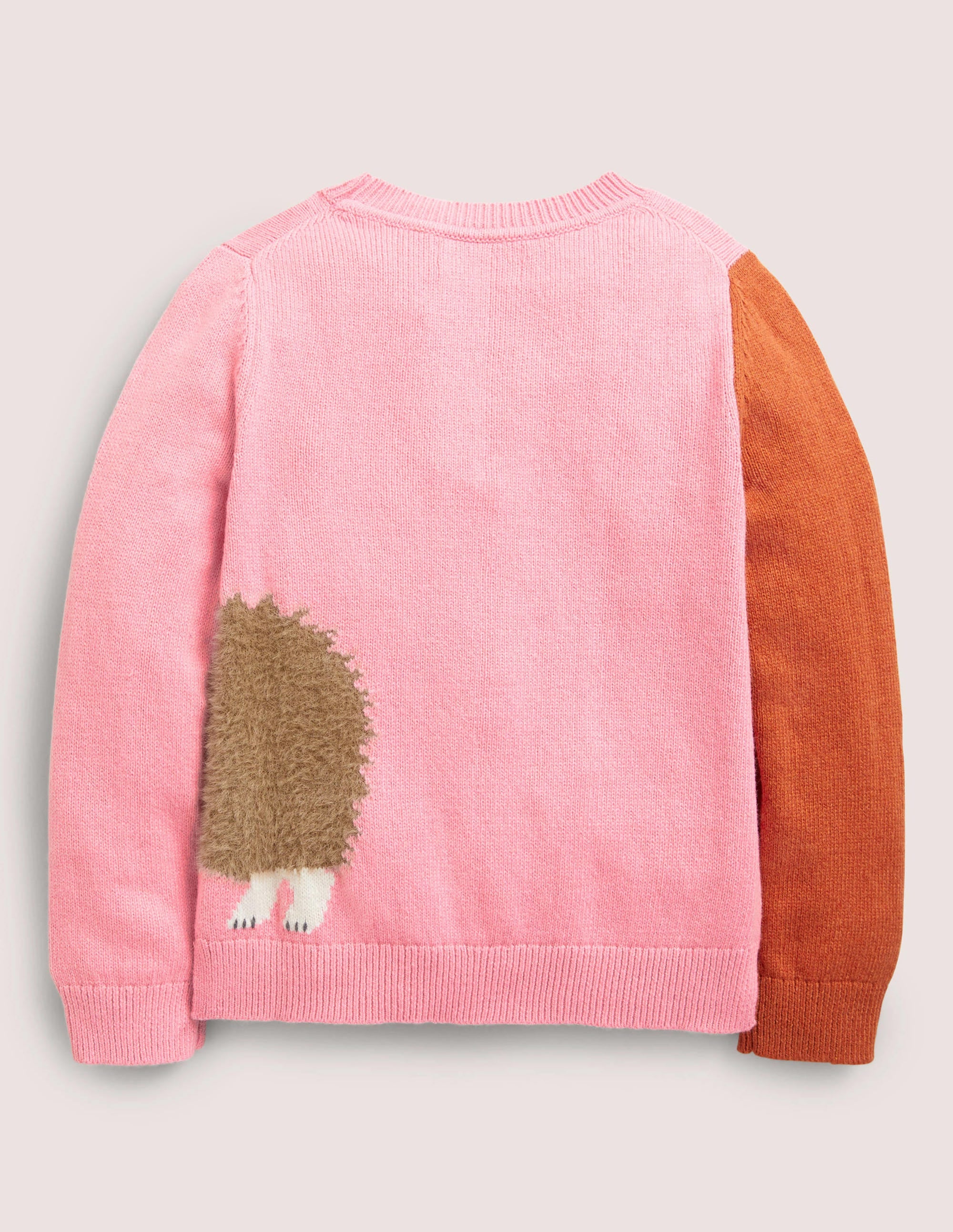 Animal Sleeve Jumper-Formica Pink Fox - Image 2