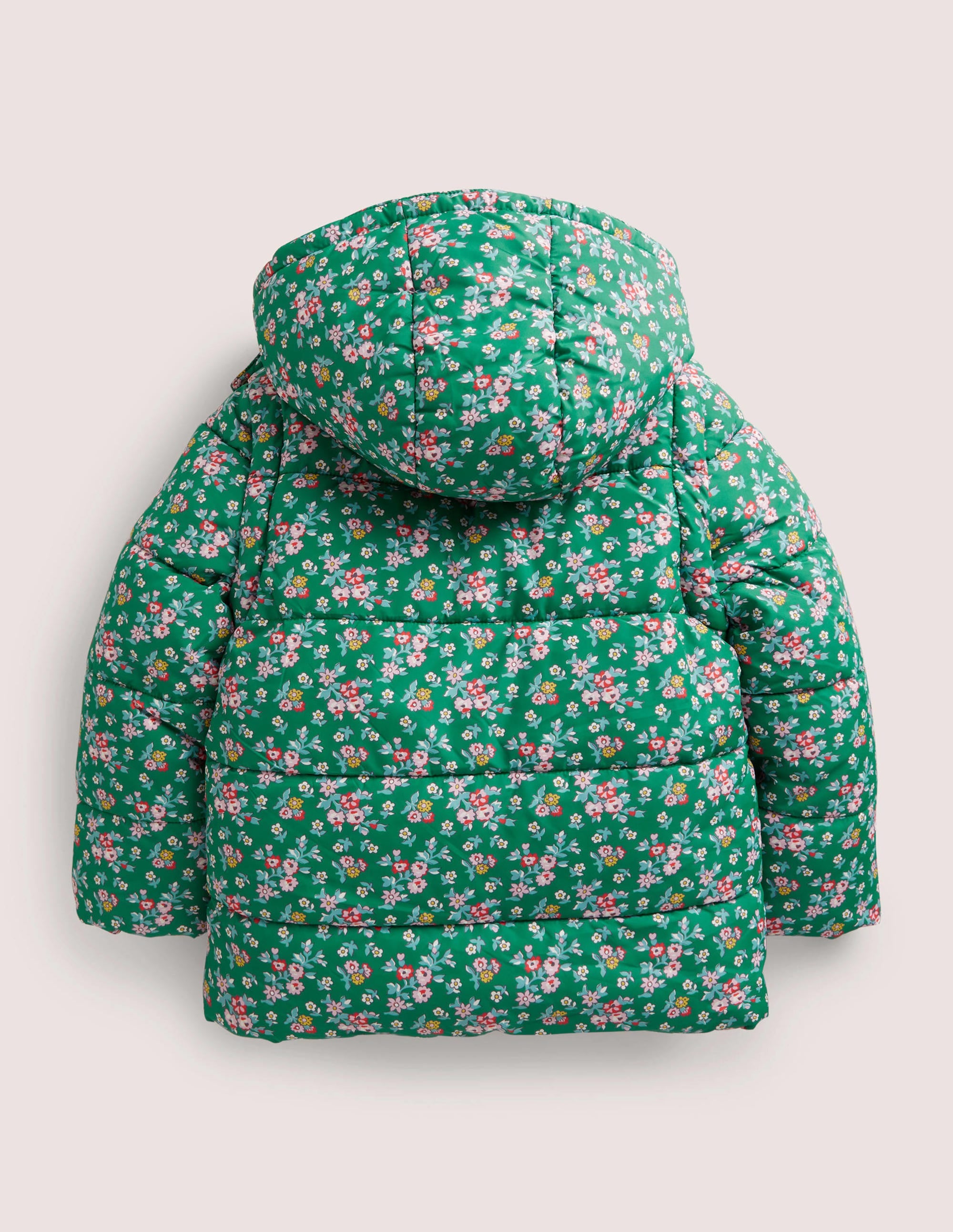 Cosy 2 in 1 Padded Jacket-Shady Glade Green Floral - Image 2