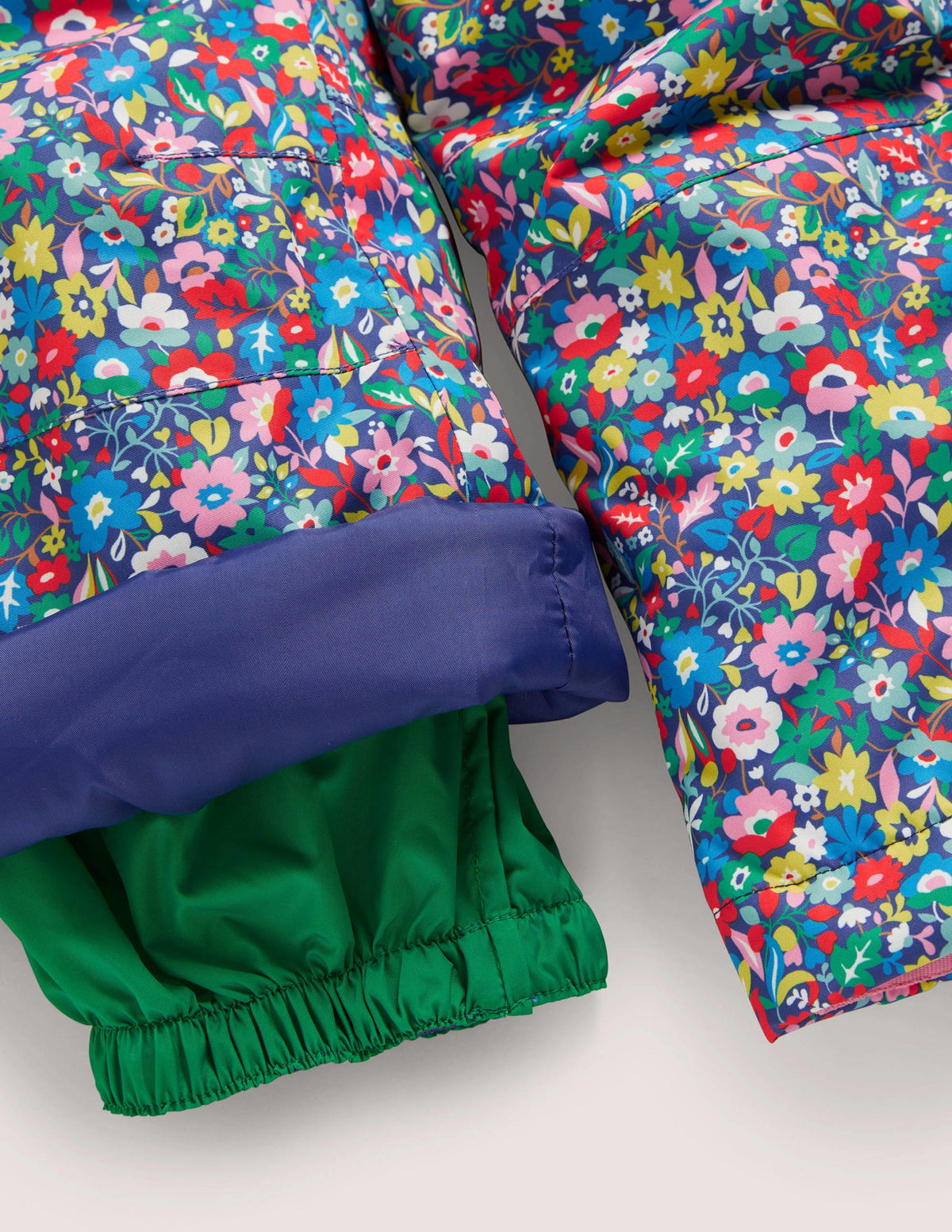 All Weather Waterproof Trouser-Multi Patchwork Floral - Image 3