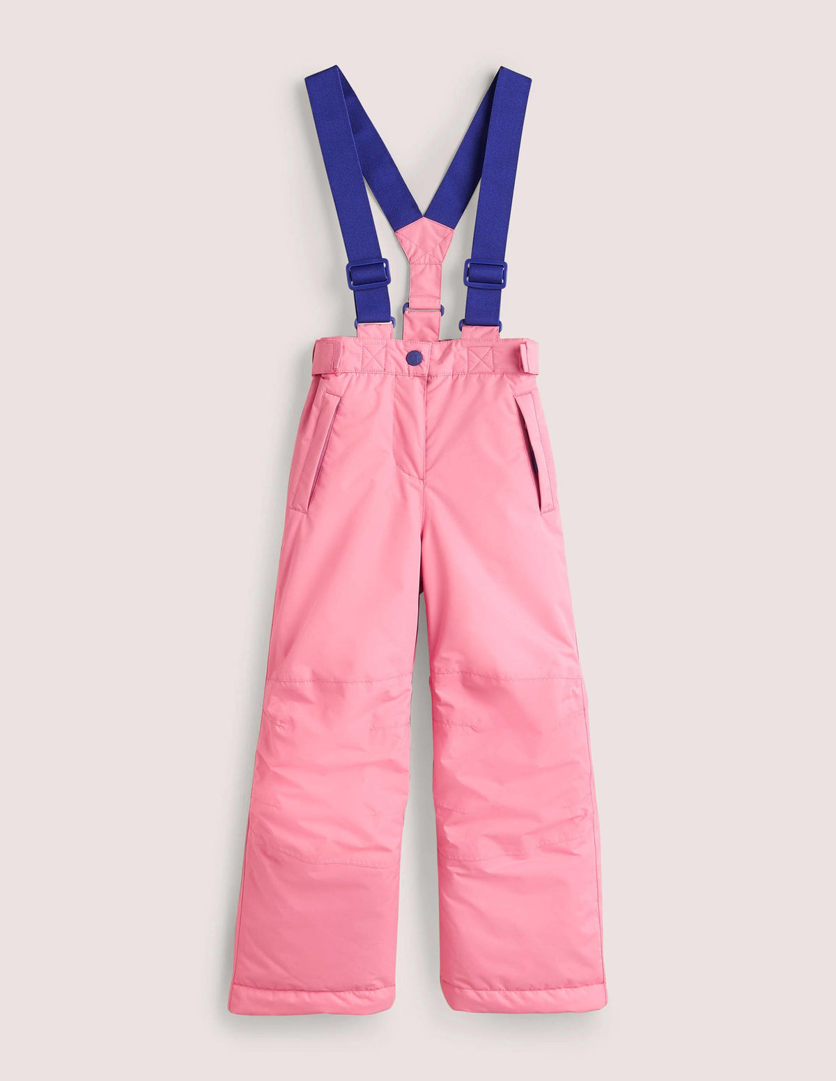 Pink Waterproof Dungaree Trousers-Pink Lemonade-1