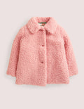 Shaggy Jacket-Almond Pink