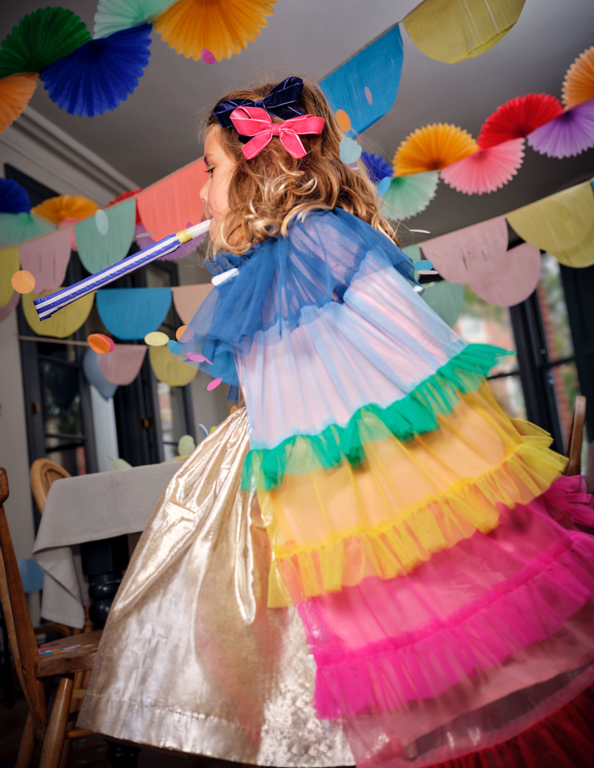 Tulle Cape-Multi Raonbow - Image 9