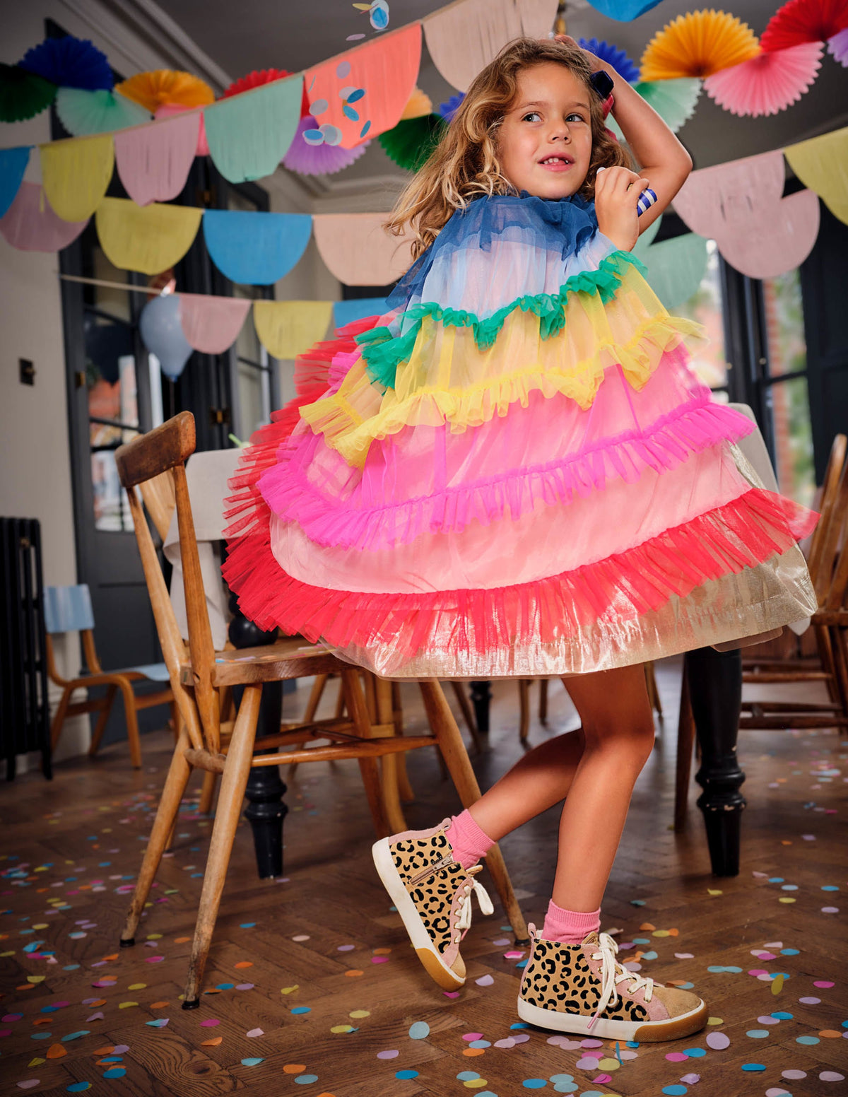 Tulle Cape-Multi Raonbow-11