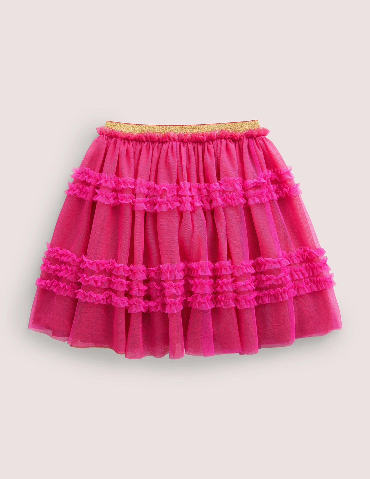 Tulle Party Skirt-Shocking Pink-1