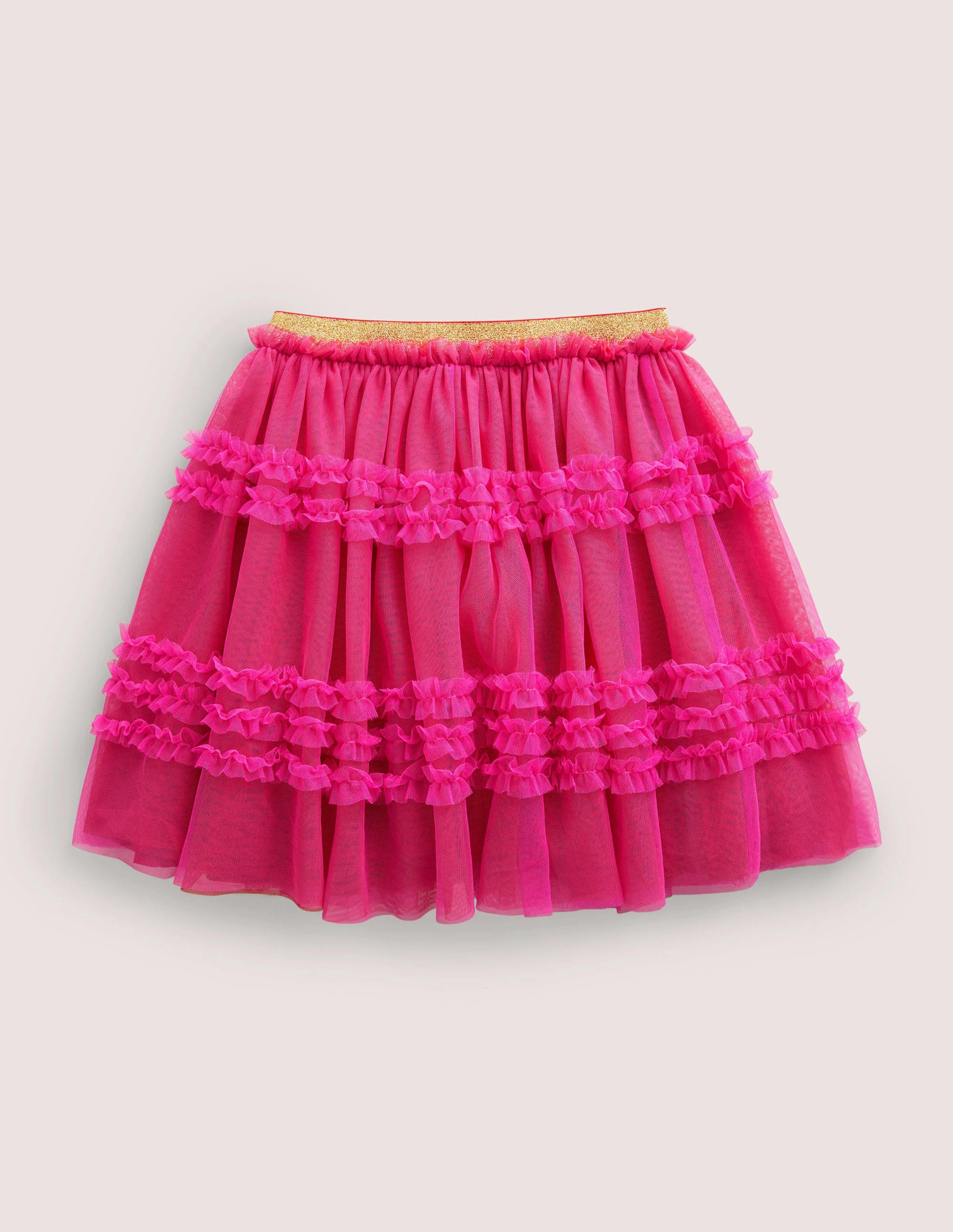Tulle Party Skirt-Shocking Pink - Image 1