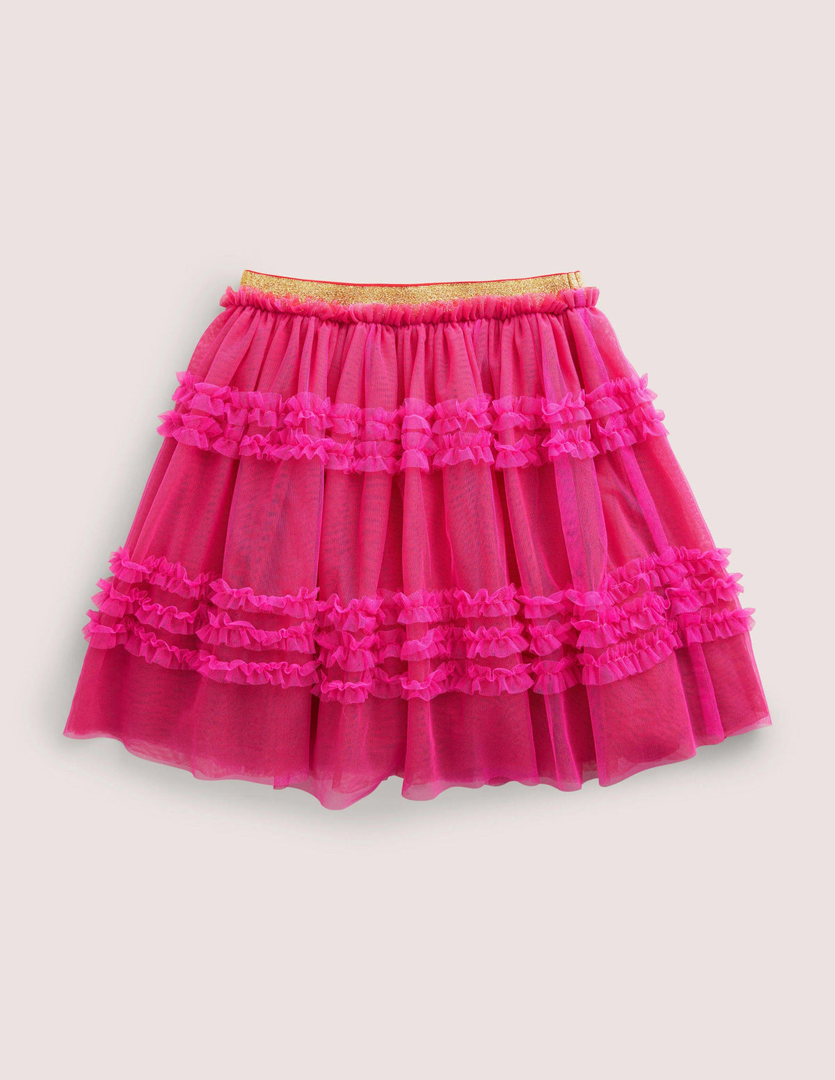Tulle Party Skirt-Shocking Pink - Image 2