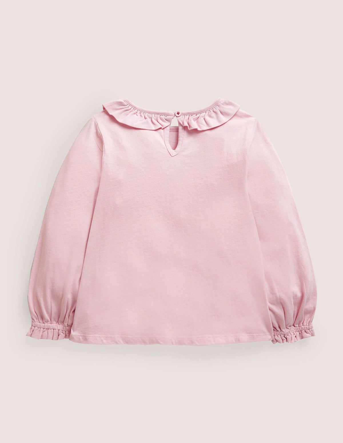 Pretty Appliqué T-Shirt-Cameo Pink Robins - Image 2