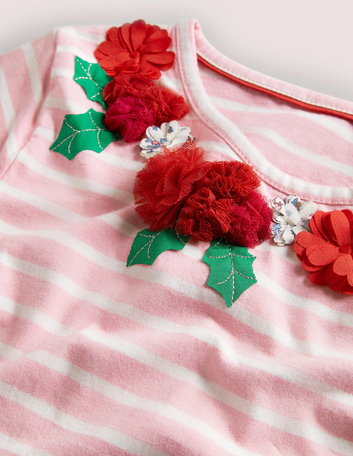 Flutter Appliqué Breton-Cameo Pink/ Ivory Floral-3