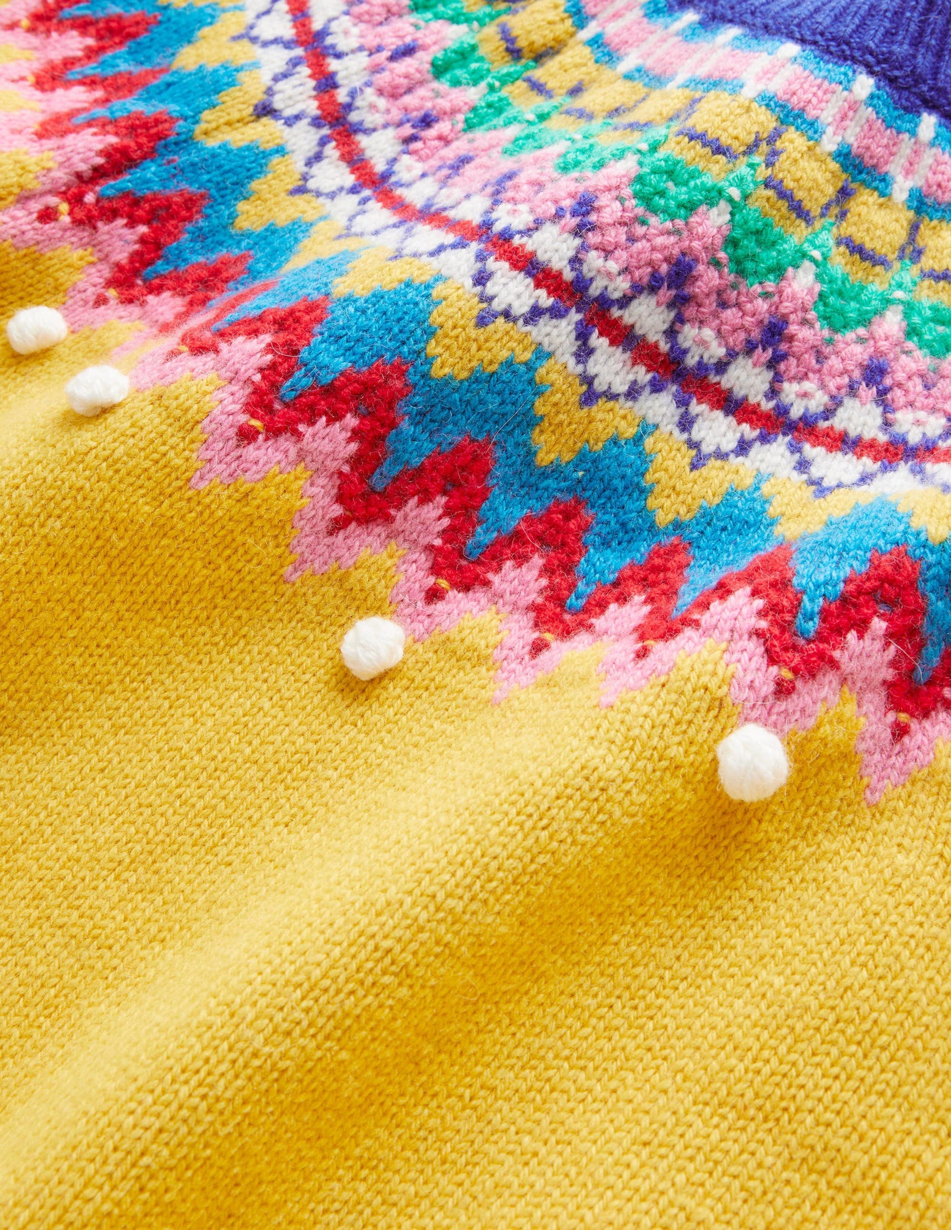 Fun Fair Isle yoke Jumper-Sweetcorn Yellow Fair Isle-3