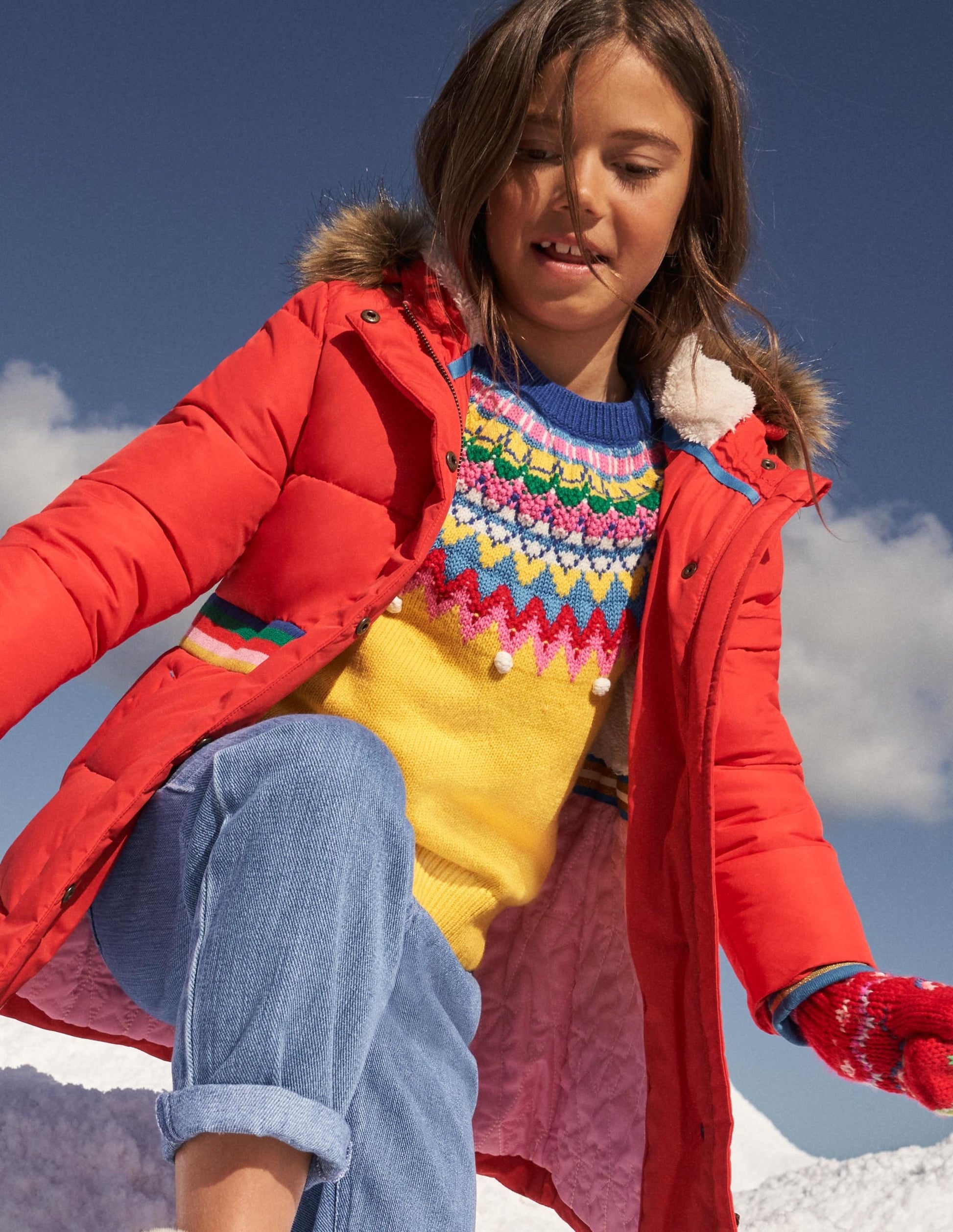 Fun Fair Isle yoke Jumper-Sweetcorn Yellow Fair Isle-5