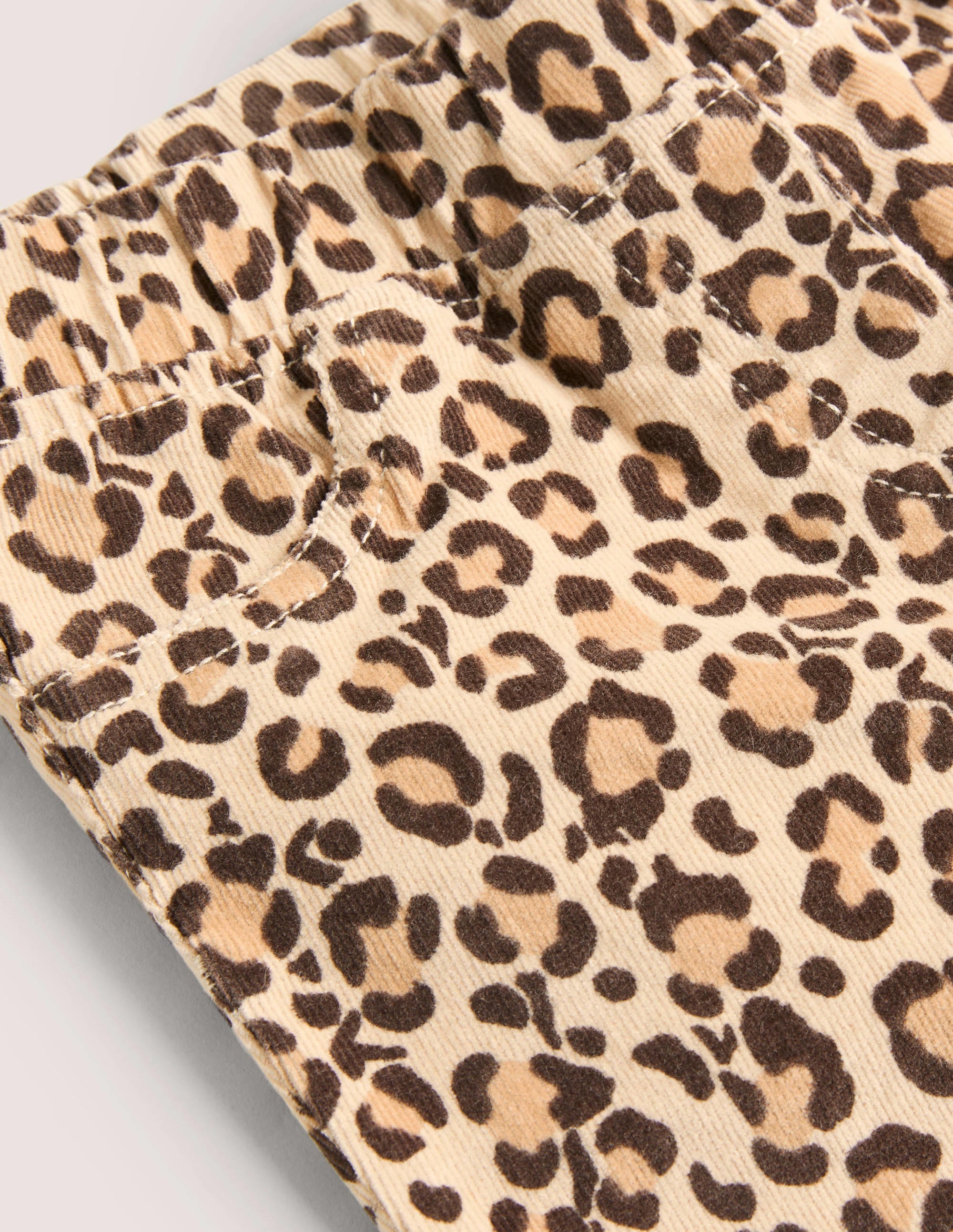 Cord Leggings-Leopard Print - Image 3