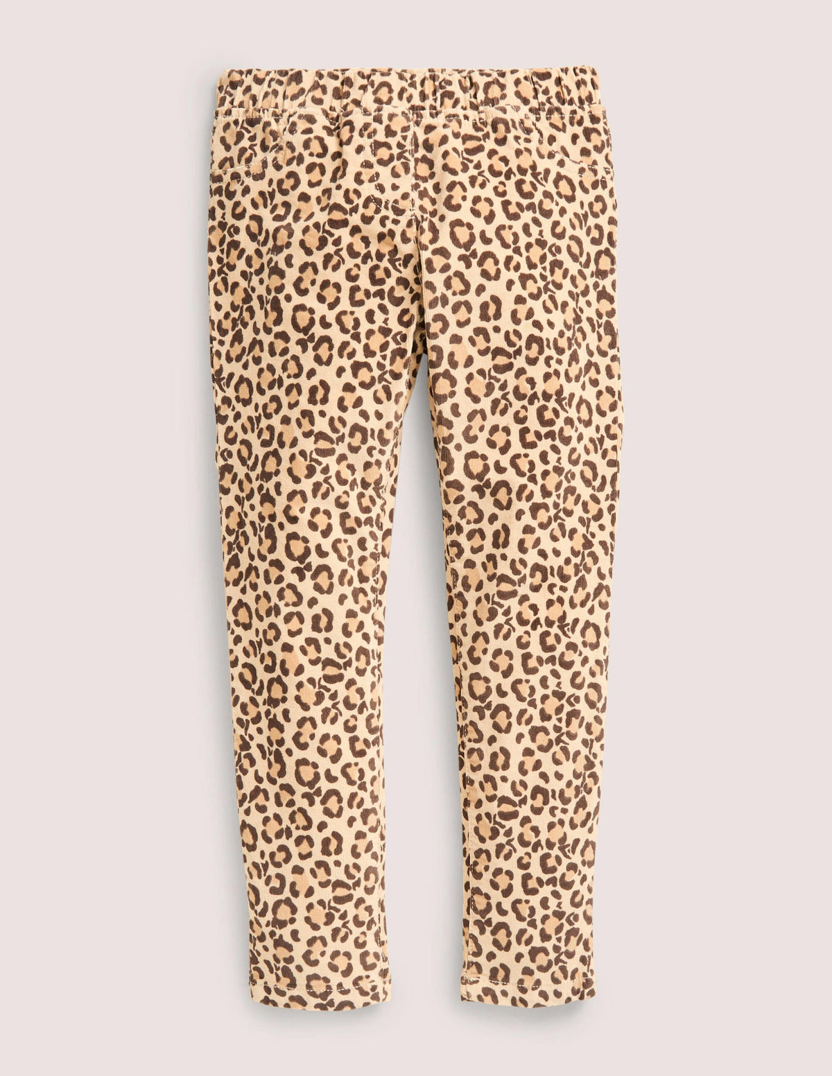 Cord Leggings-Leopard Print-1