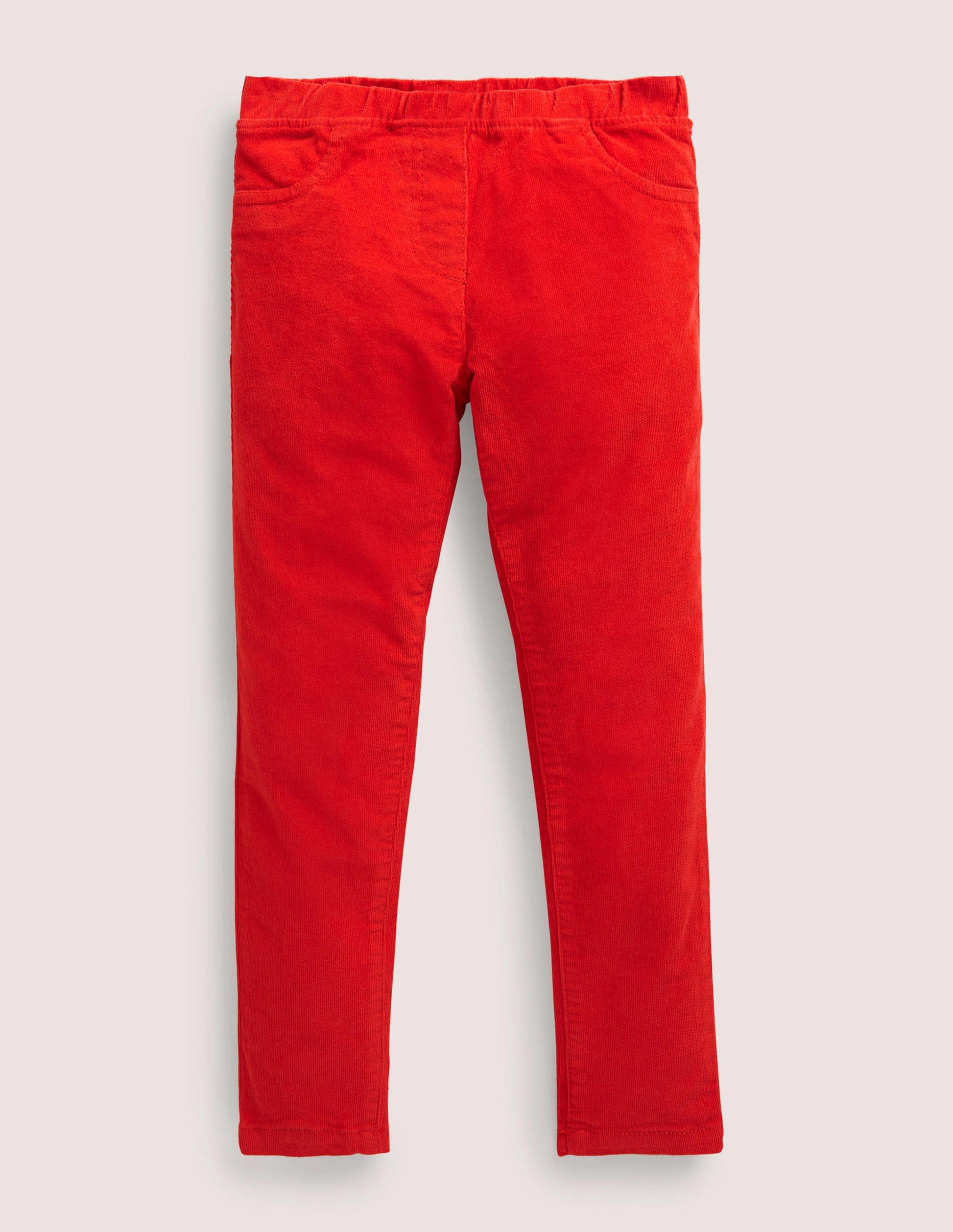 Cord Leggings-Strawberry Tart Red-1