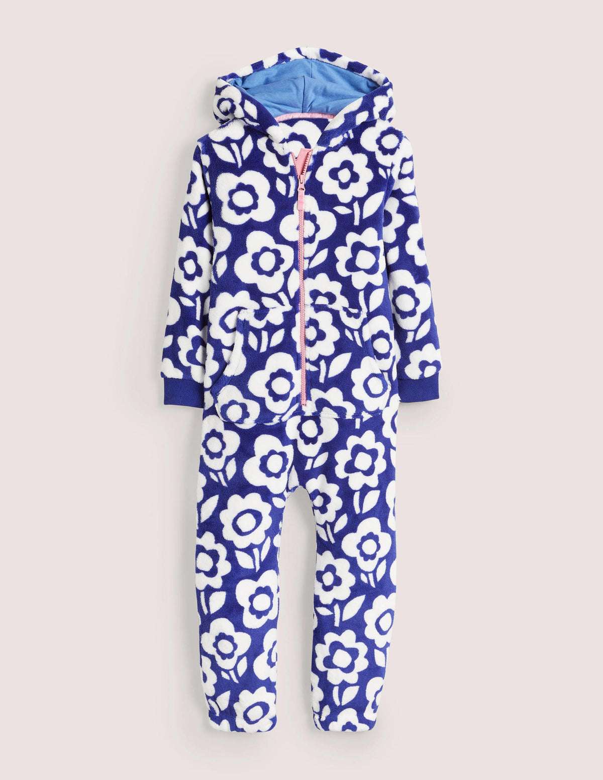 Zip-Up All-In-One-Bluing Blue Ski Floral-1