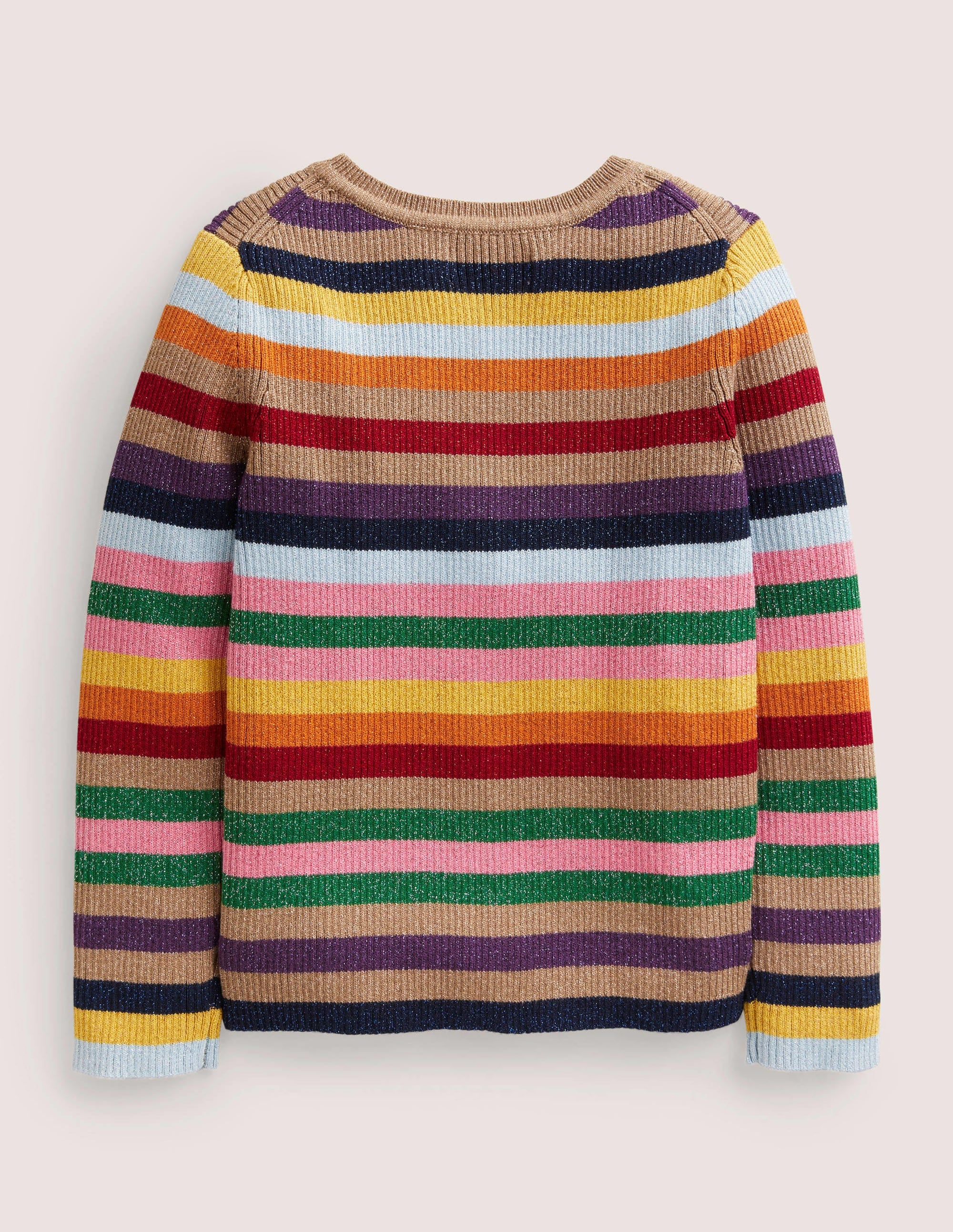 Sparkle Stripe Cardigan-Multi Stripe Sparkle - Image 2