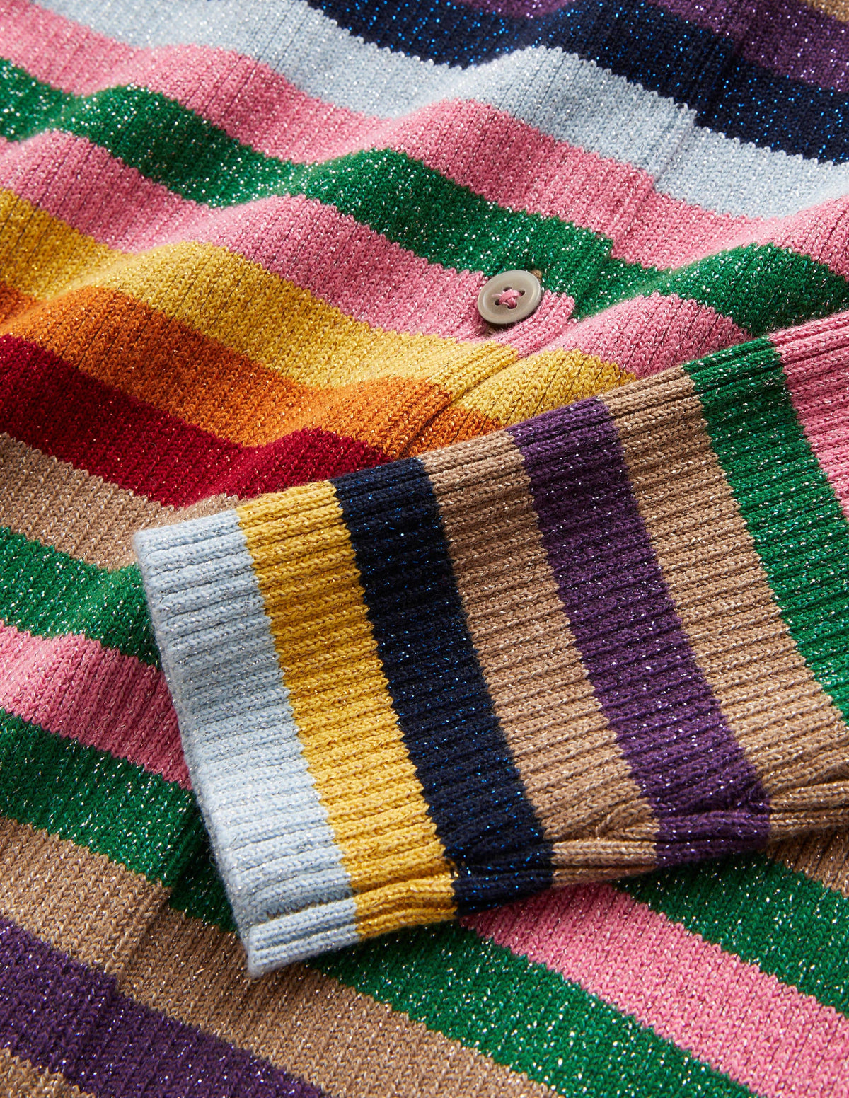 Sparkle Stripe Cardigan-Multi Stripe Sparkle-3