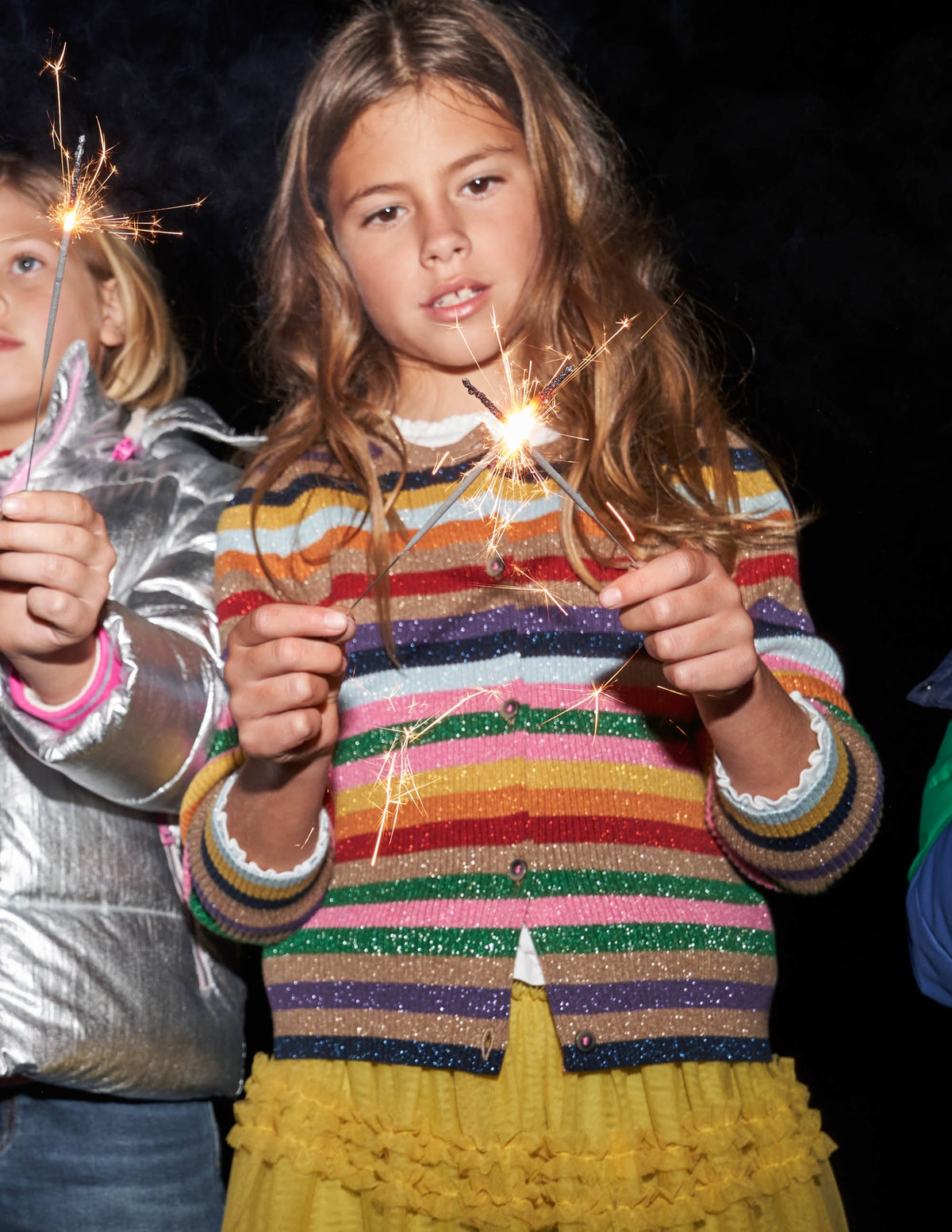 Sparkle Stripe Cardigan-Multi Stripe Sparkle-4