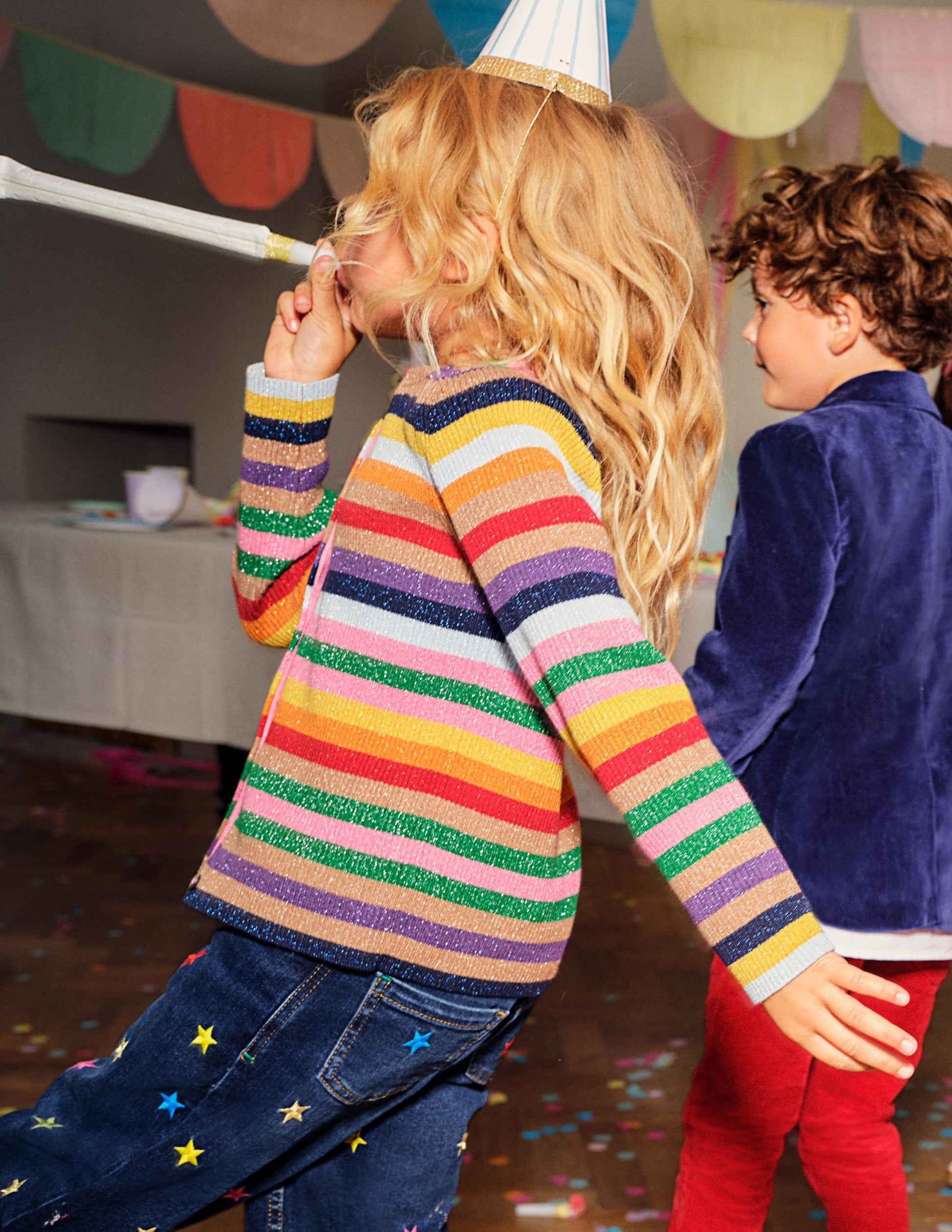 Sparkle Stripe Cardigan-Multi Stripe Sparkle-5
