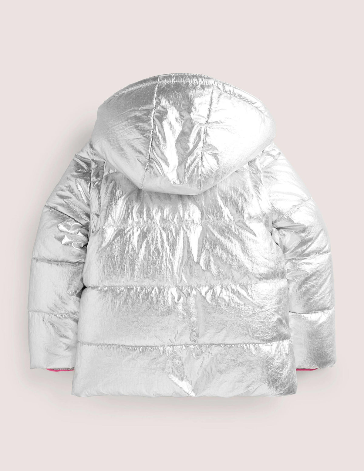 Metallic Cosy 2-in-1 Jacket-Silver Metallic - Image 2