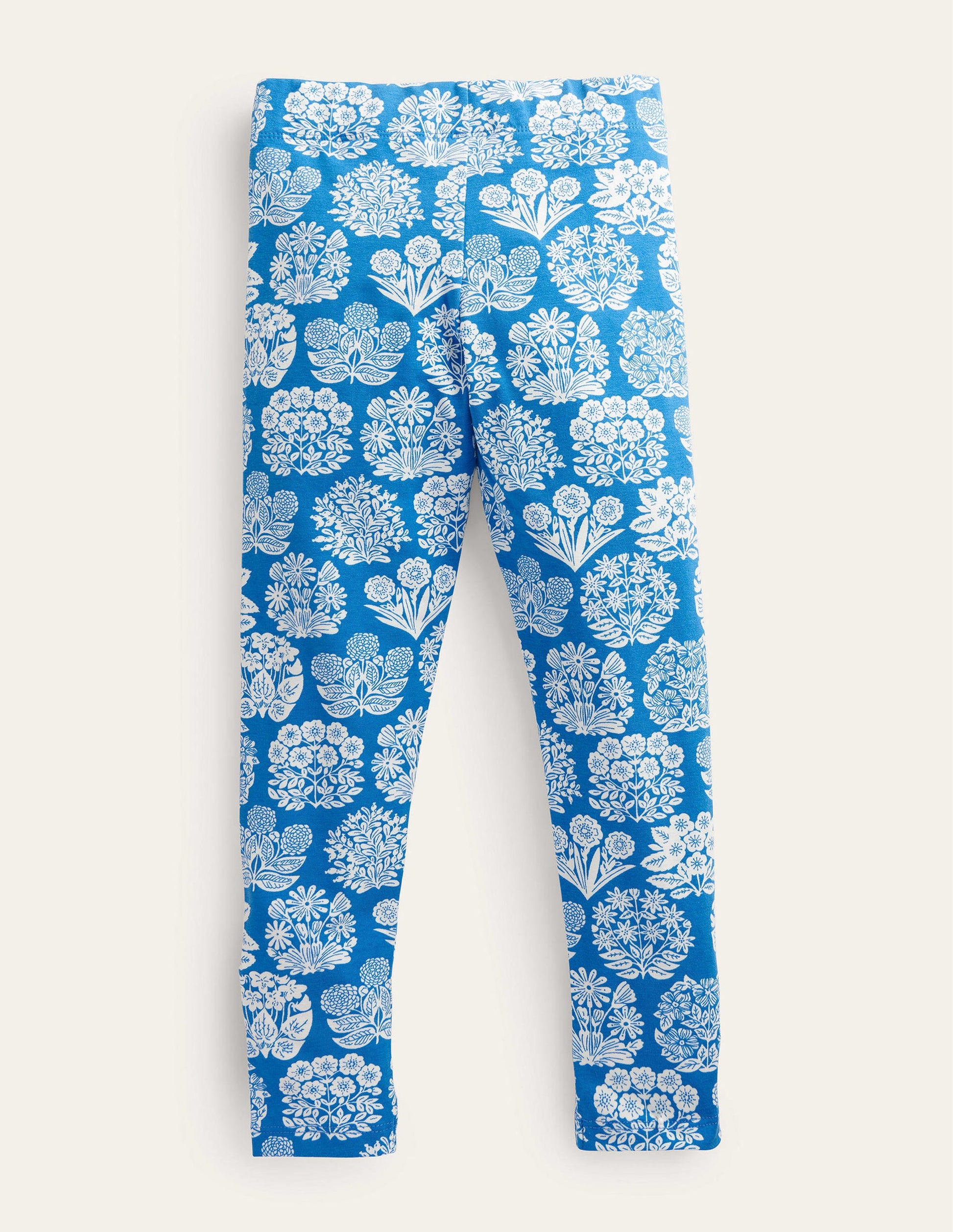 Fun Leggings-Bright Marina Floral-2