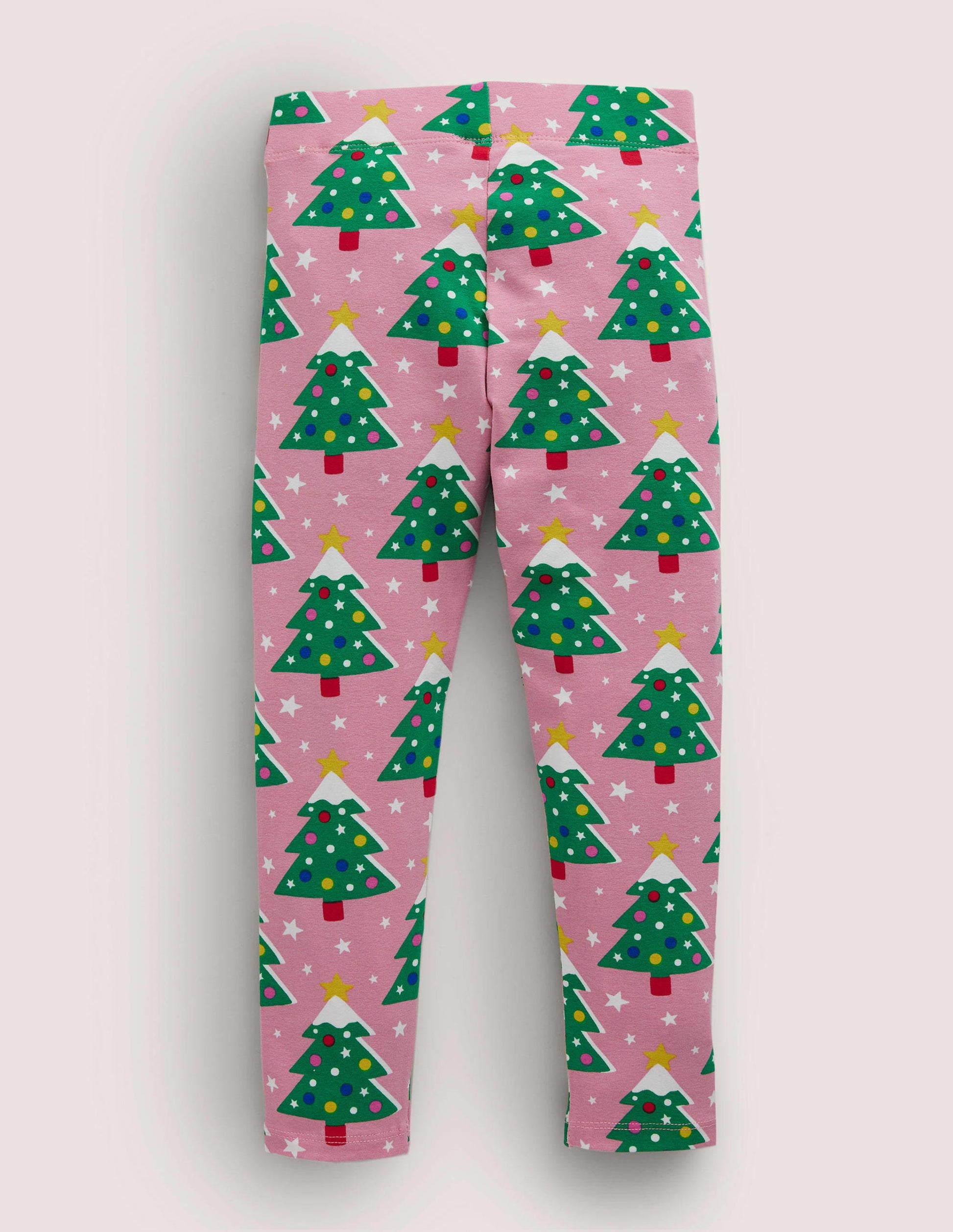 Fun Leggings-Formica Pink Christmas Trees-2