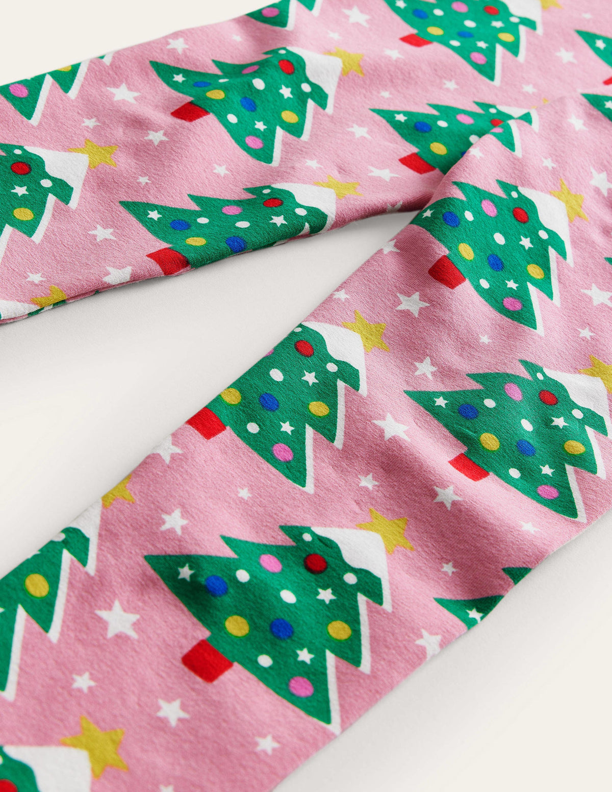 Fun Leggings-Formica Pink Christmas Trees - Image 3