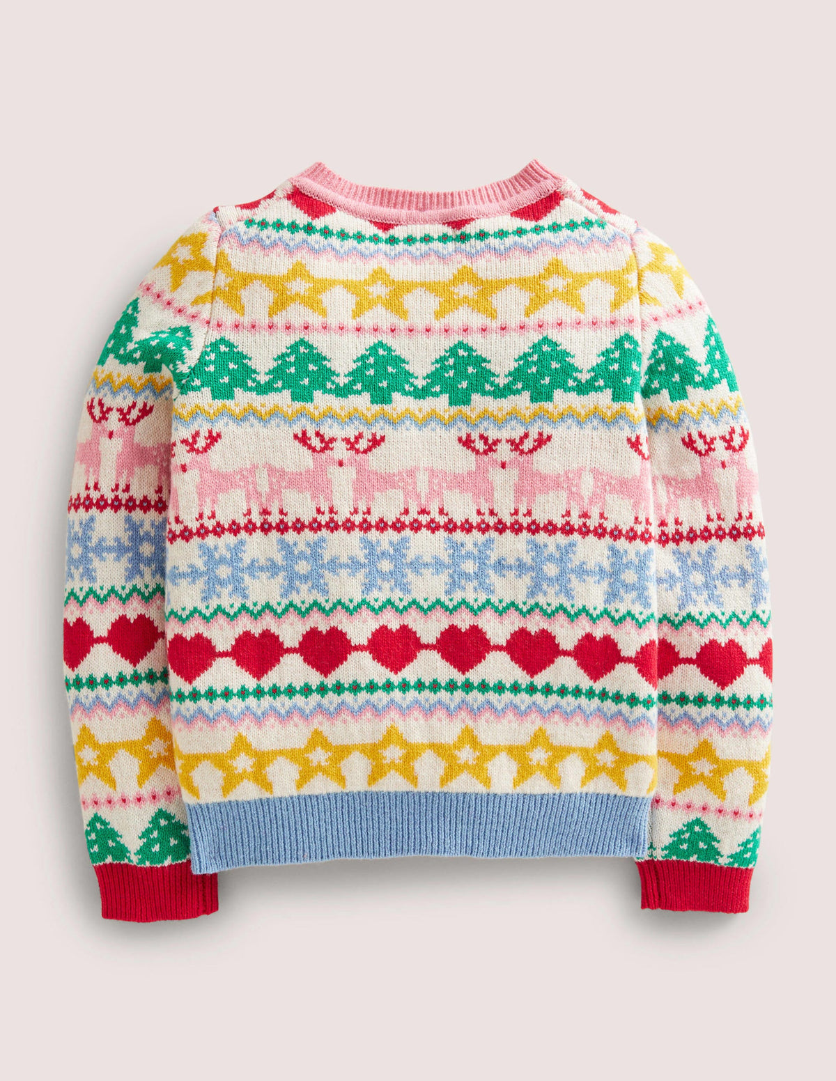 Festive Fair Isle Christmas Cardigan-Multi Festive Fair Isle - Image 2