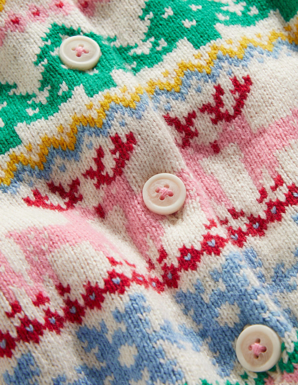 Festive Fair Isle Christmas Cardigan-Multi Festive Fair Isle - Image 3