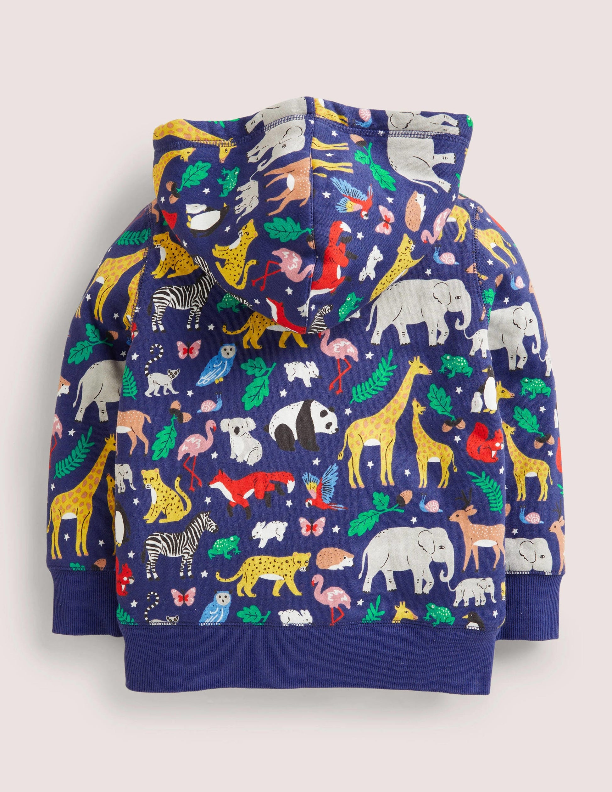 Shaggy-lined Hoodie-Starboard Blue Global Animals-2