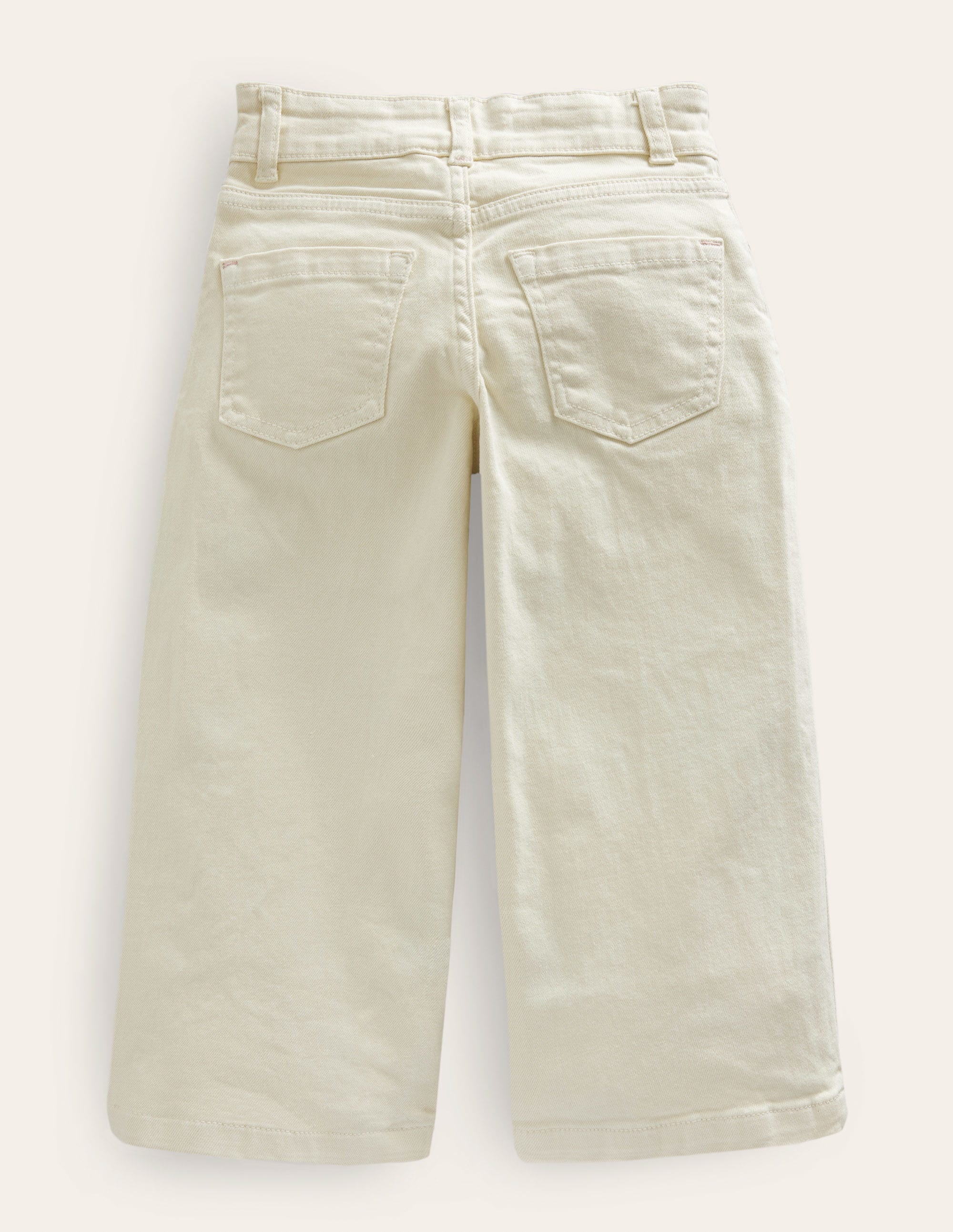 Straight Leg Flare Jean-Ecru - Image 2