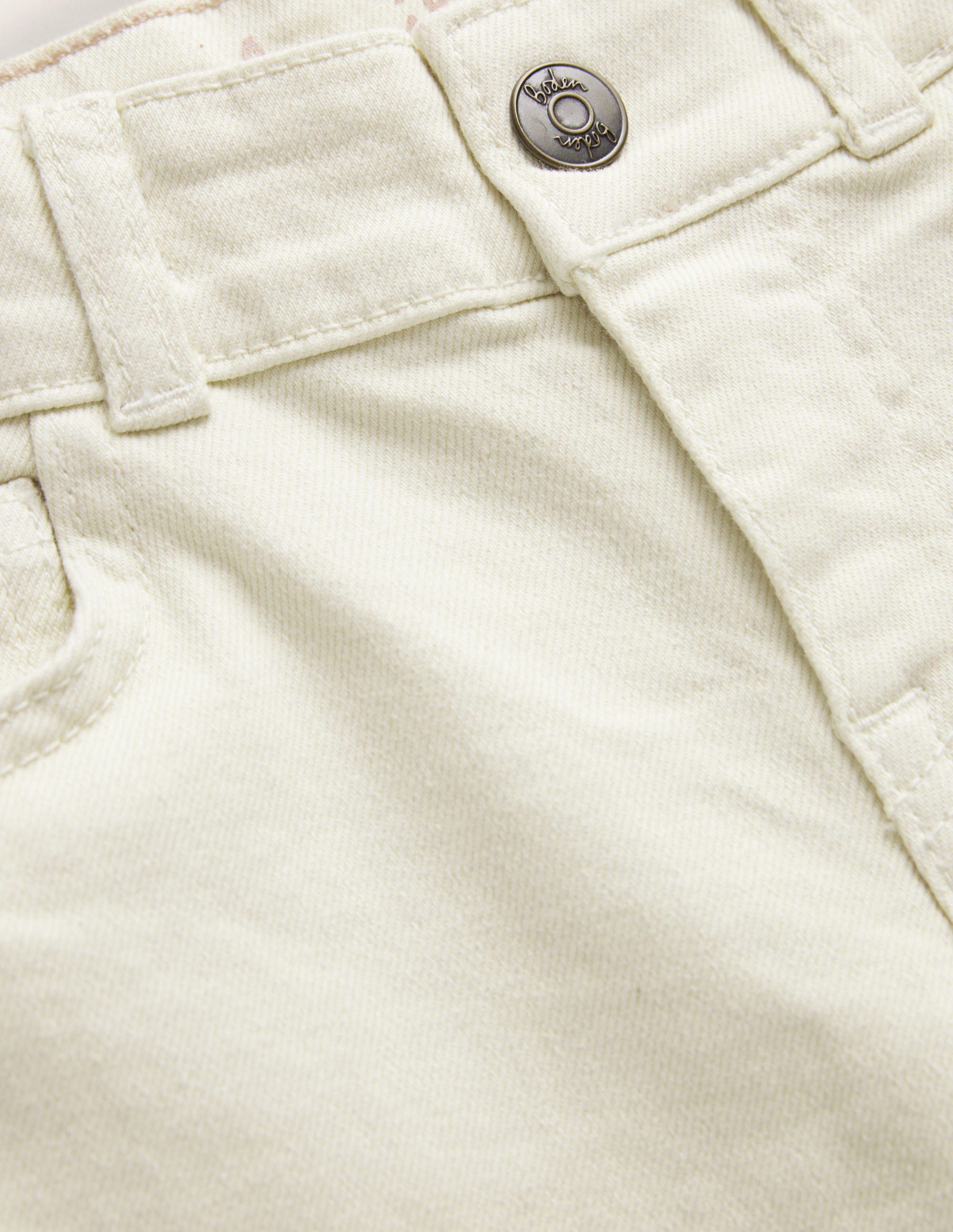 Straight Leg Flare Jean-Ecru - Image 3