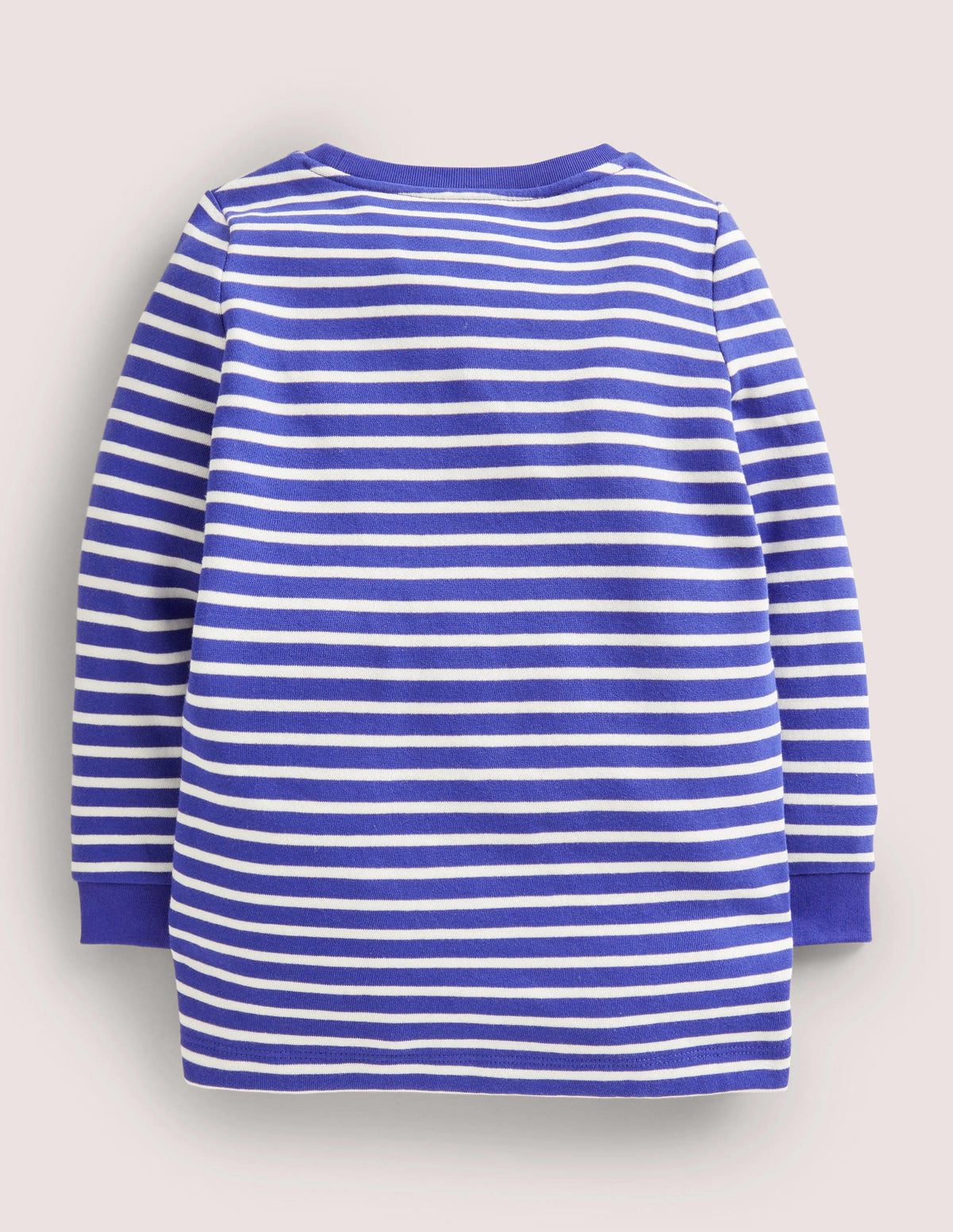 Appliqué Pocket Tunic-Bluing Blue/Ivory Dog-3