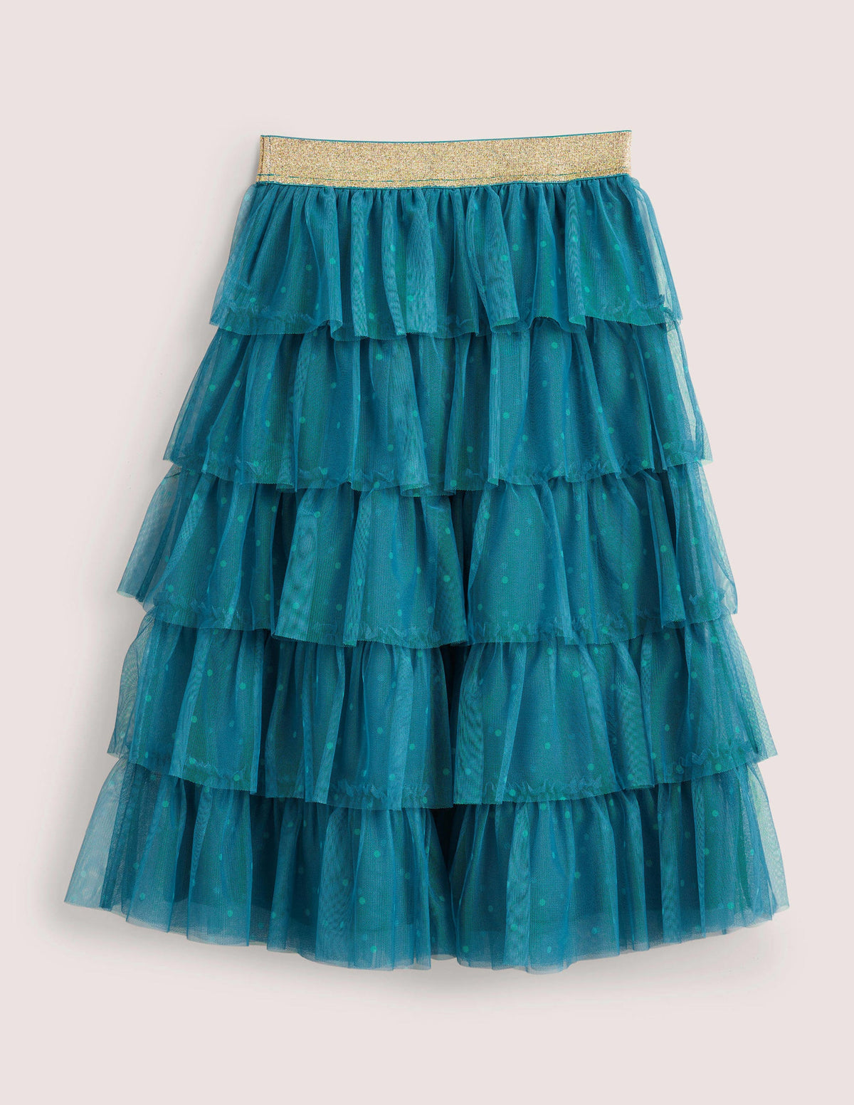 Tulle Midi Skirt-Baltic and Green Spot-2