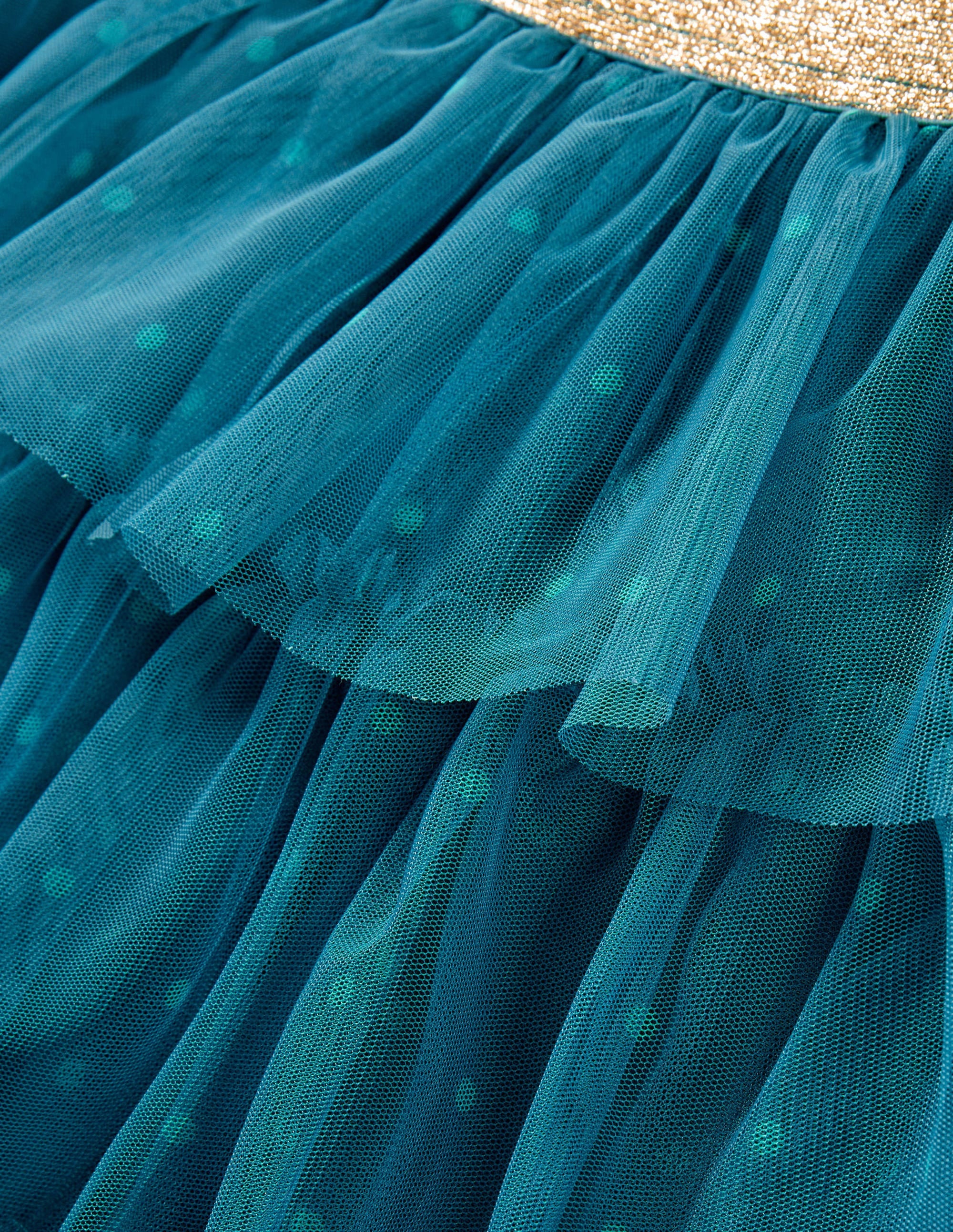 Tulle Midi Skirt-Baltic and Green Spot - Image 3