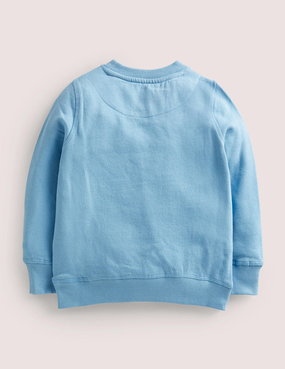 Blue Reindeer Embroidered Sweatshirt-Dusty Blue Reindeer - Image 2