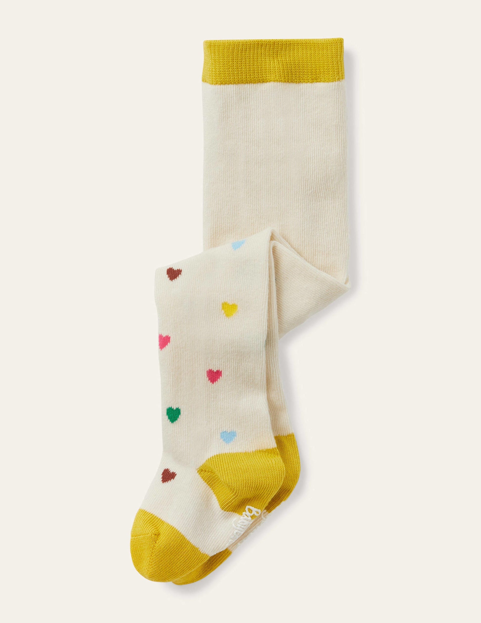 Everyday Tights-Multi Rainbow Hearts-1