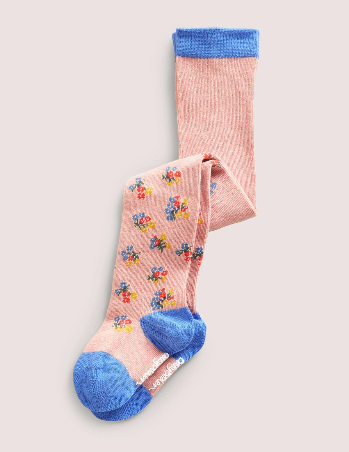 Everyday Tights-Jam Posy Pink Flowers-1