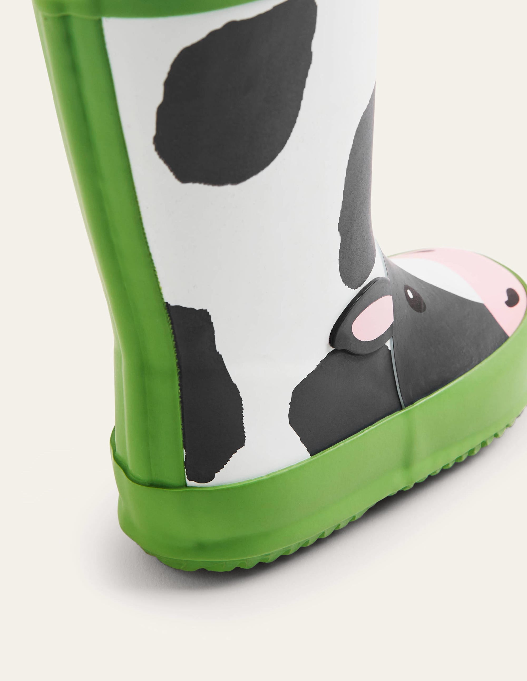 Wellies-Ivory/Black Cow - Image 3