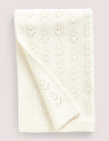 Knitted Blanket-Ivory