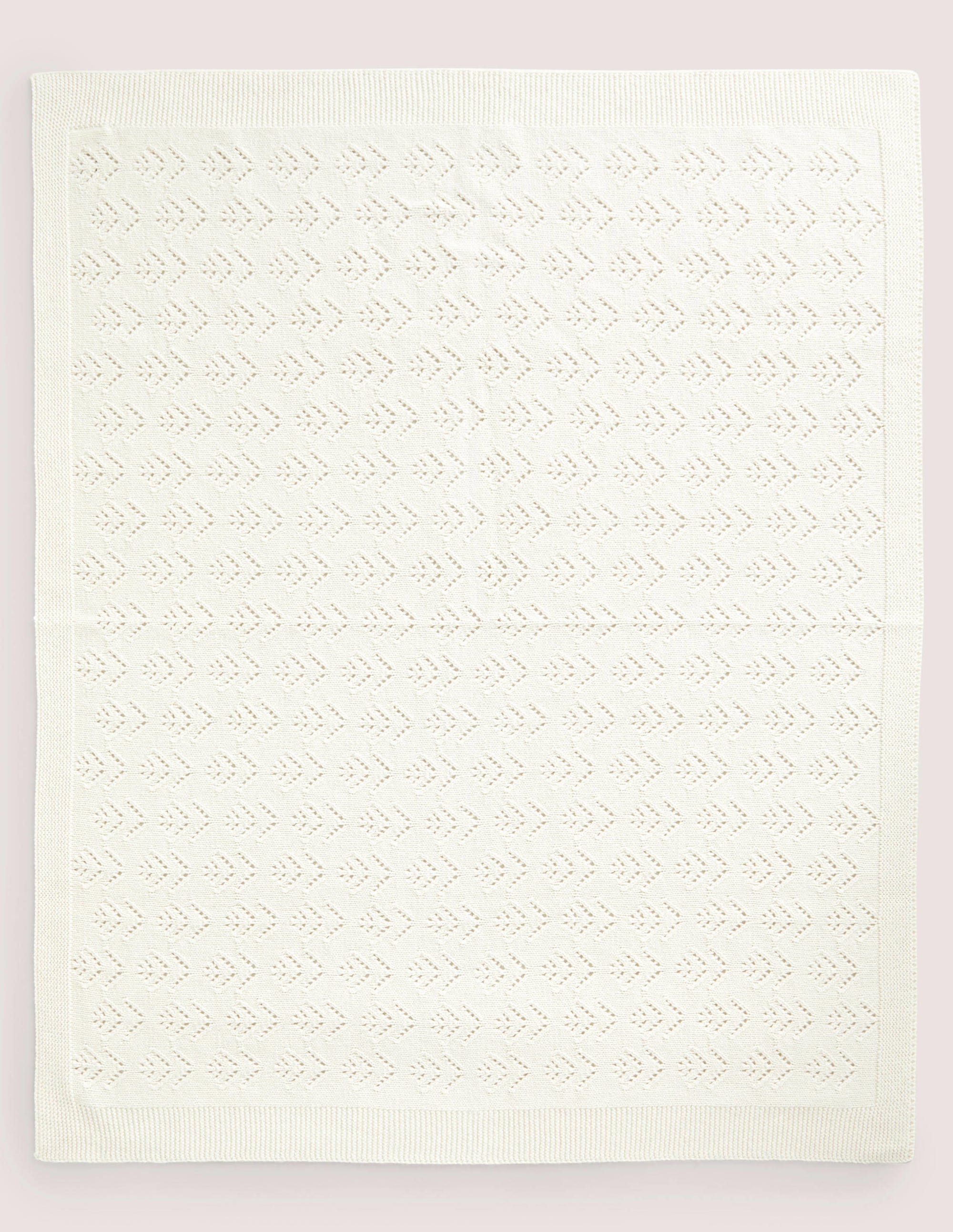 Knitted Blanket-Ivory - Image 2